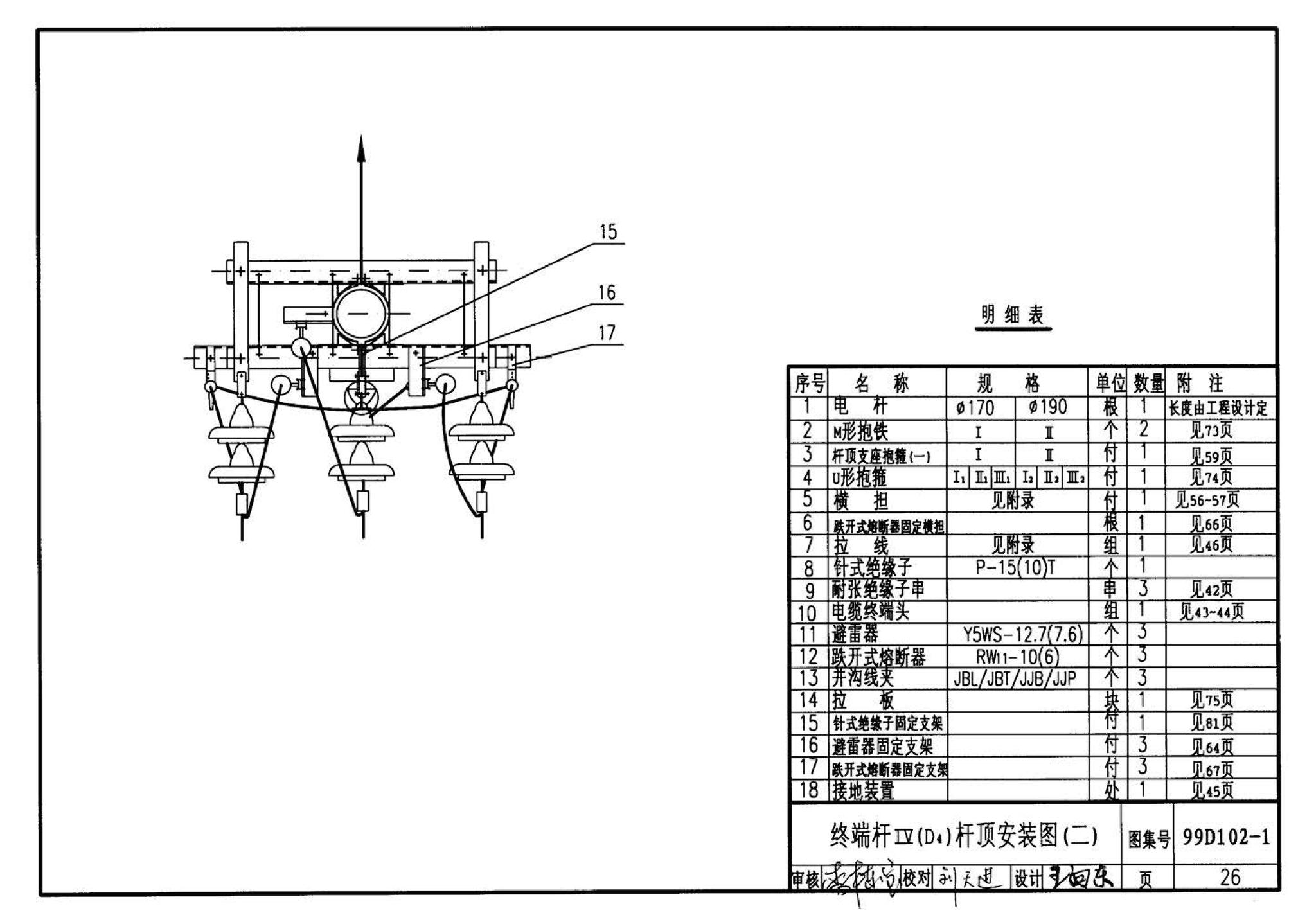 D102-1～2--10kV及以下架空绝缘线路安装（2002年合订本）