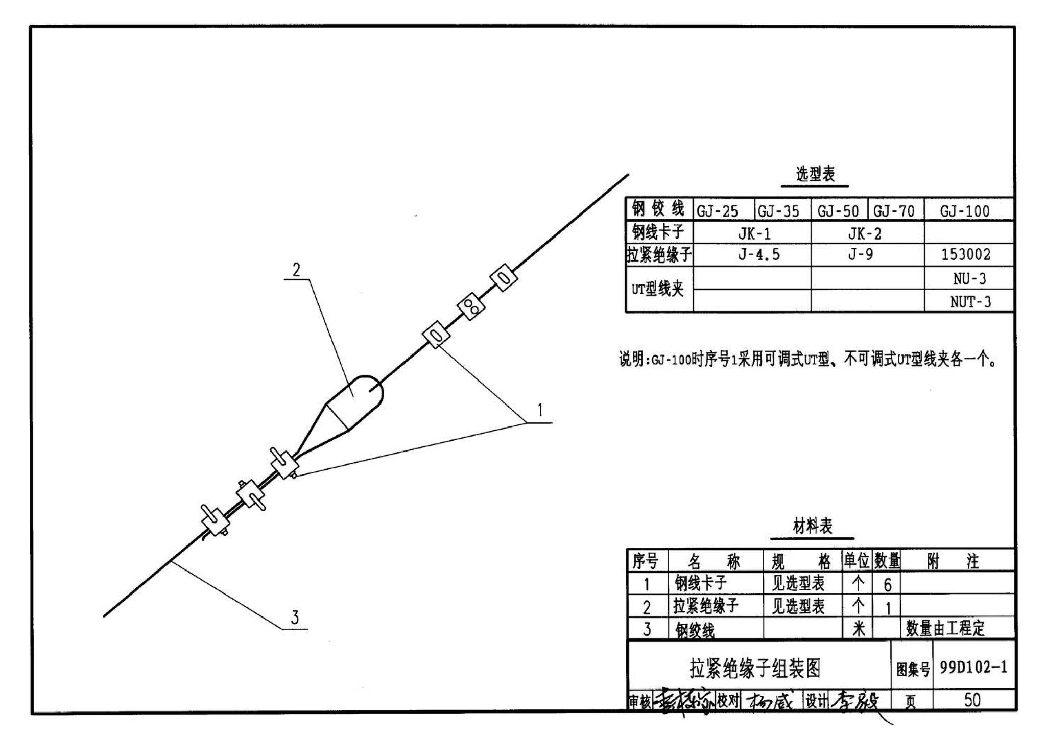 D102-1～2--10kV及以下架空绝缘线路安装（2002年合订本）