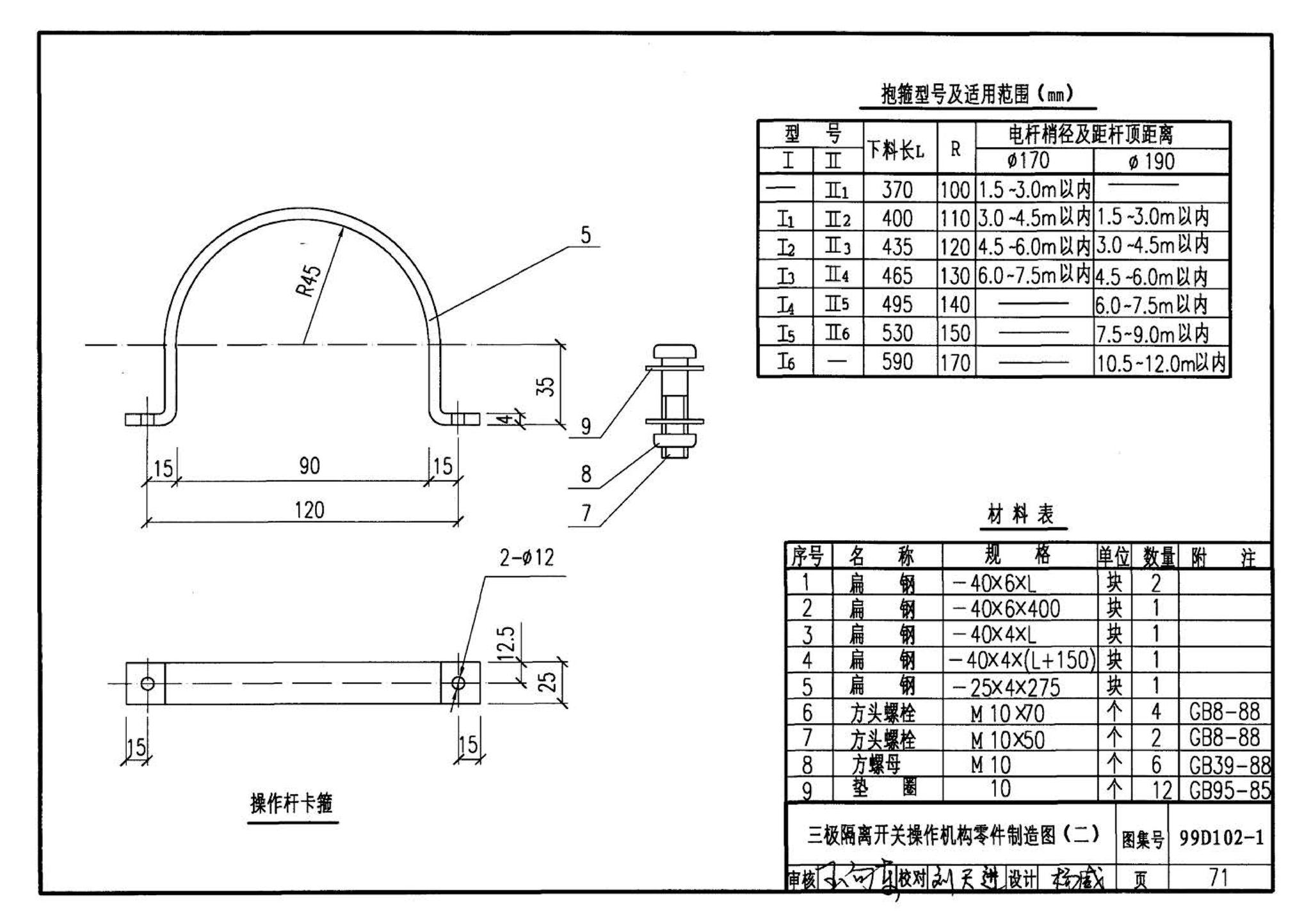 D102-1～2--10kV及以下架空绝缘线路安装（2002年合订本）