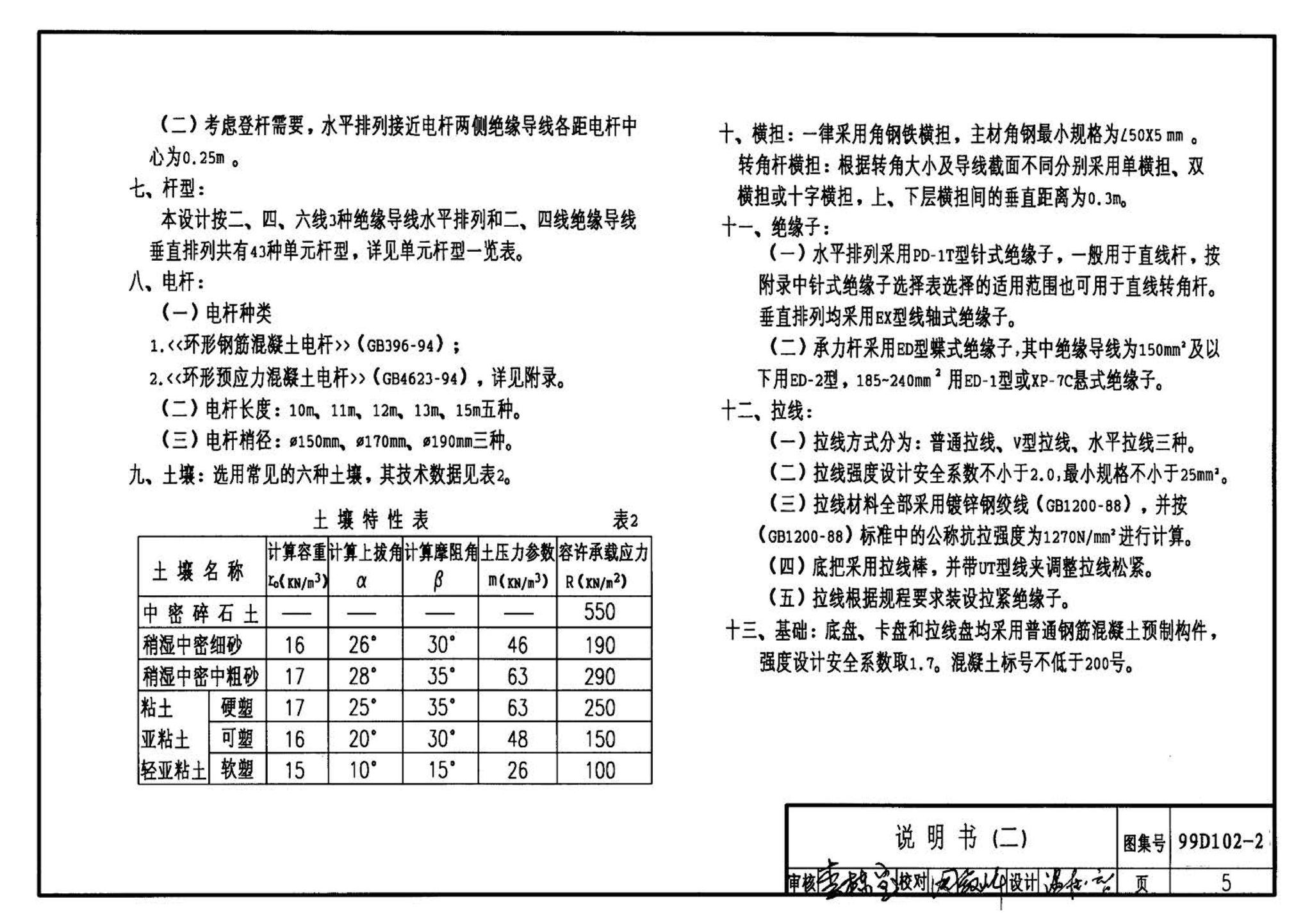 D102-1～2--10kV及以下架空绝缘线路安装（2002年合订本）