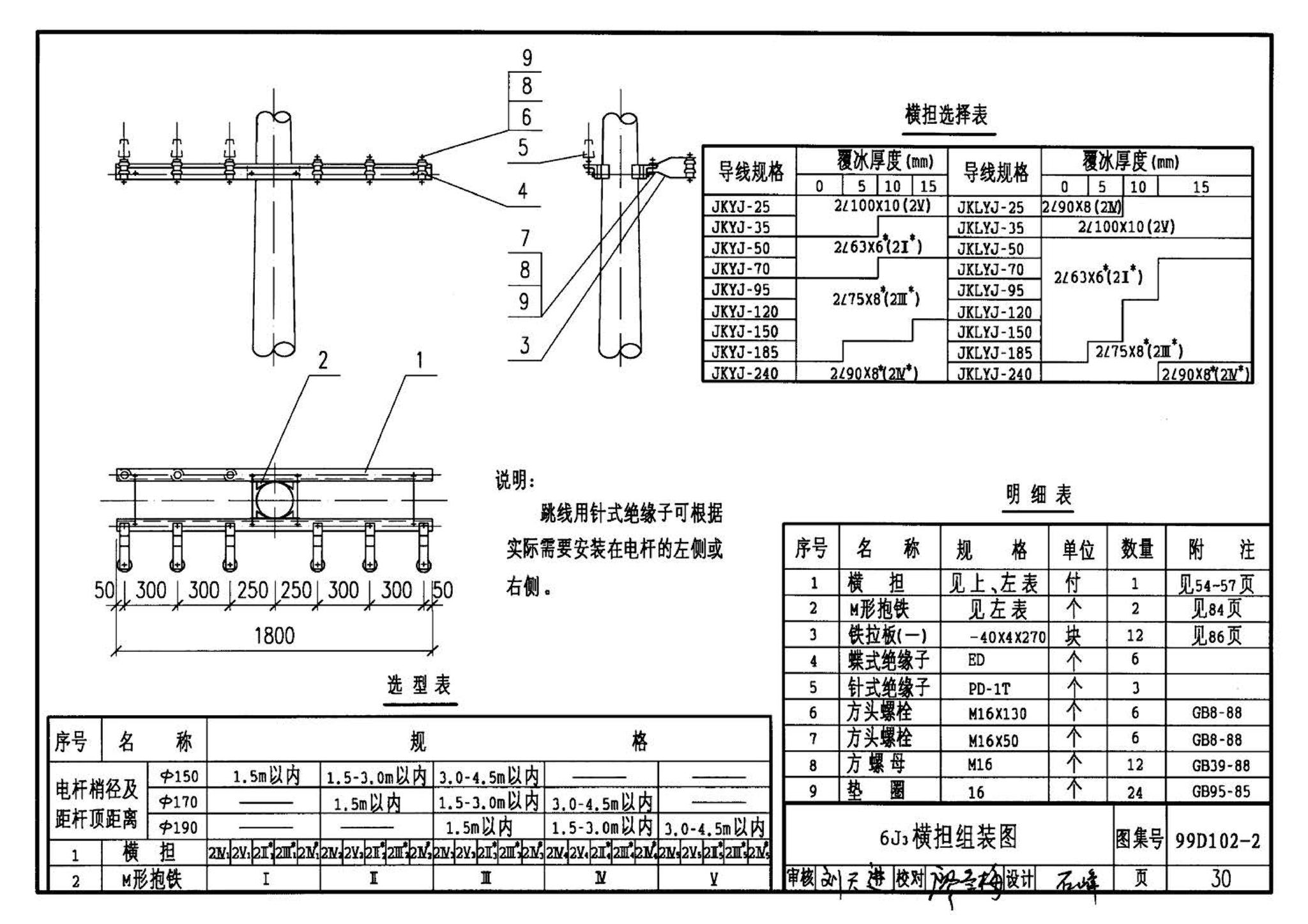 D102-1～2--10kV及以下架空绝缘线路安装（2002年合订本）