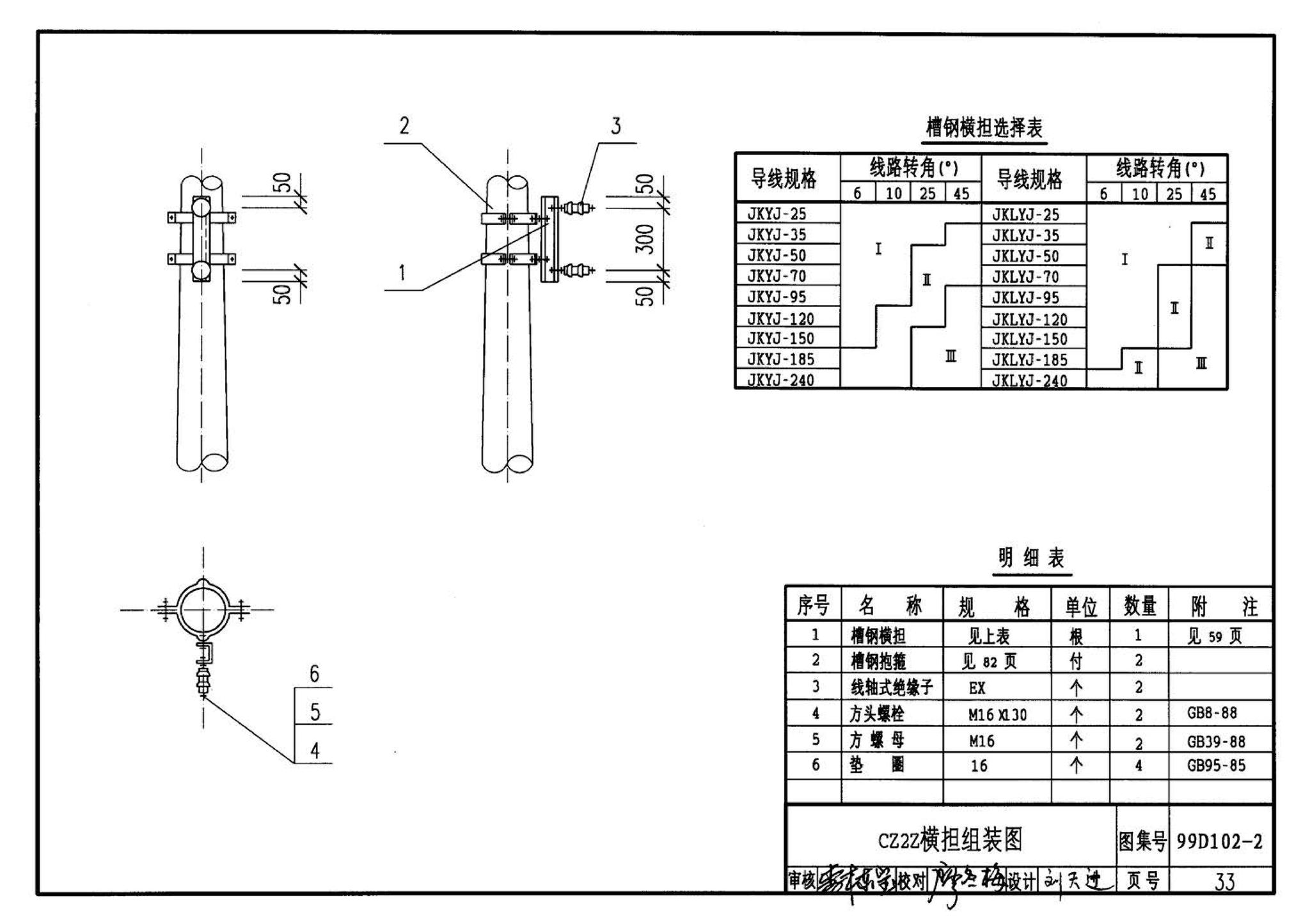 D102-1～2--10kV及以下架空绝缘线路安装（2002年合订本）