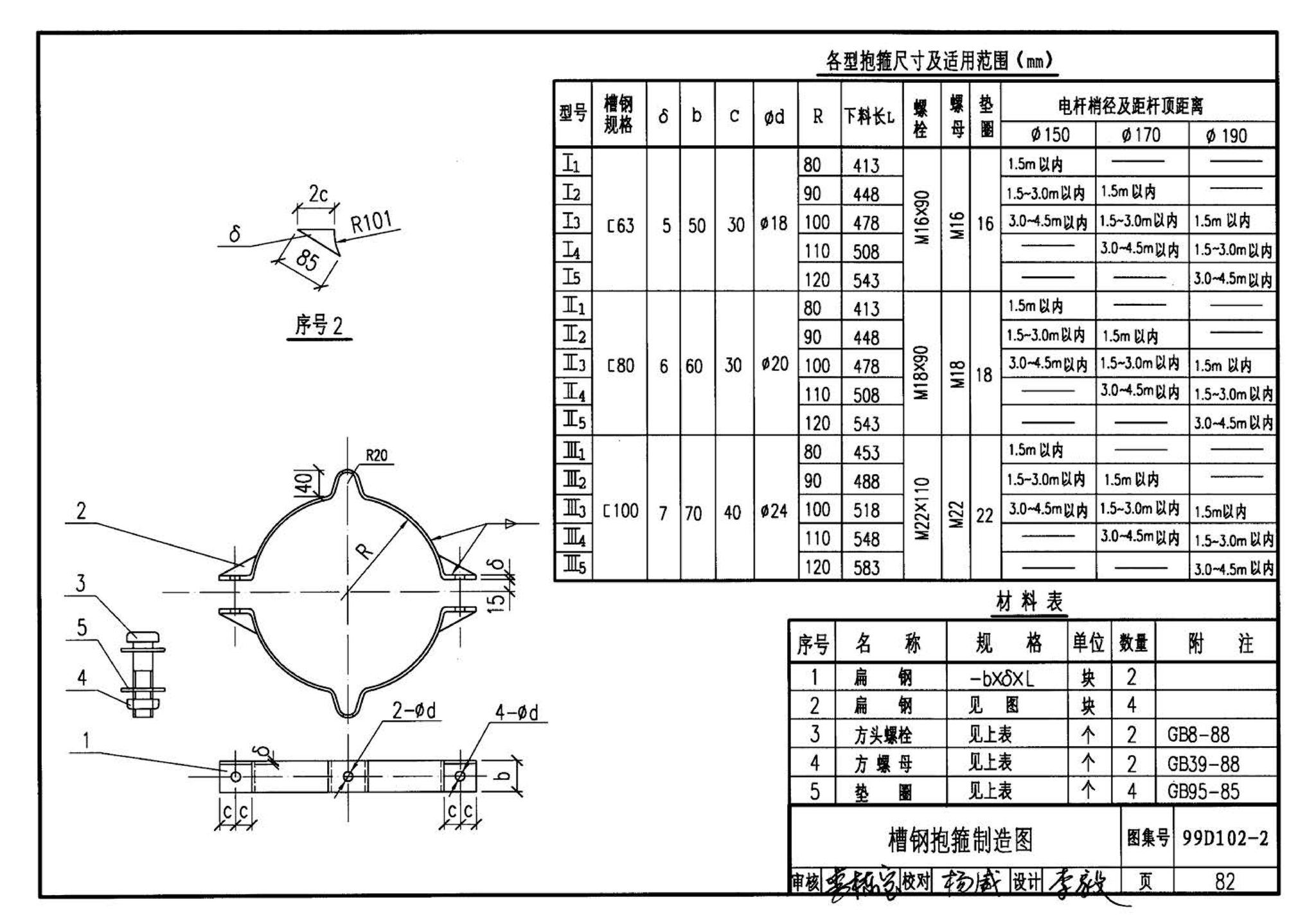 D102-1～2--10kV及以下架空绝缘线路安装（2002年合订本）