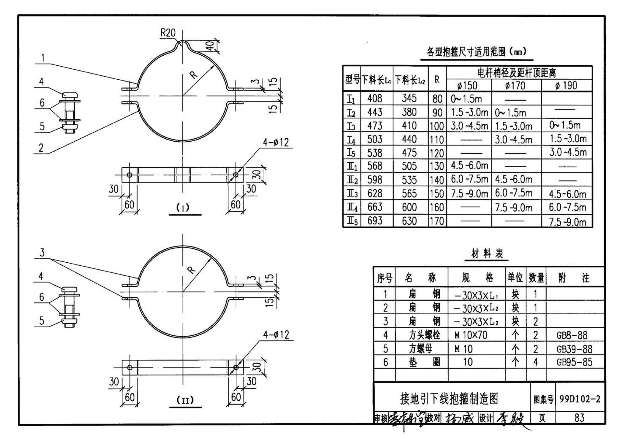 D102-1～2--10kV及以下架空绝缘线路安装（2002年合订本）