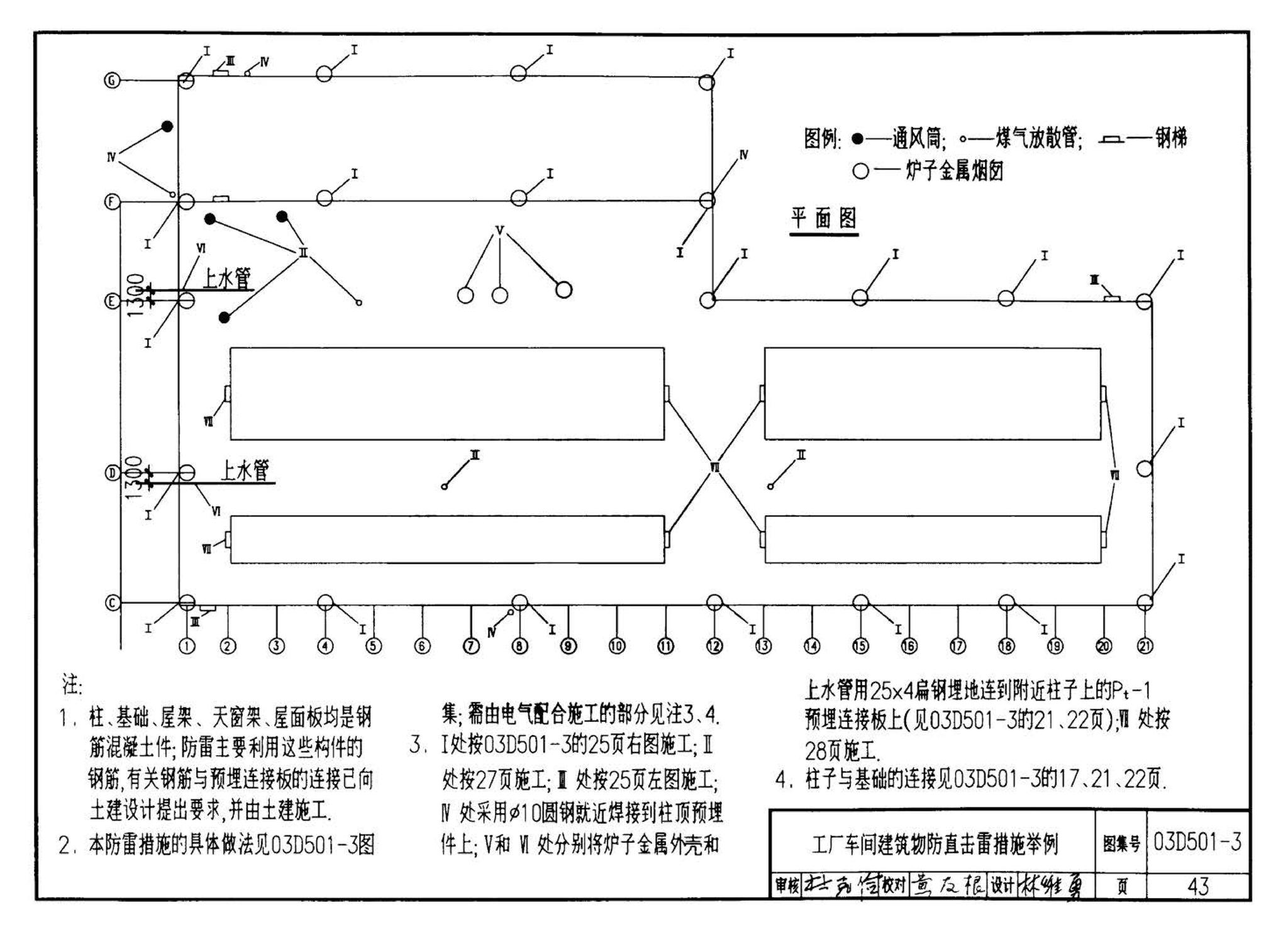 D501-1～4--防雷与接地安装（2003年合订本）（含99D501-1图集2003、2007年局部修改版）