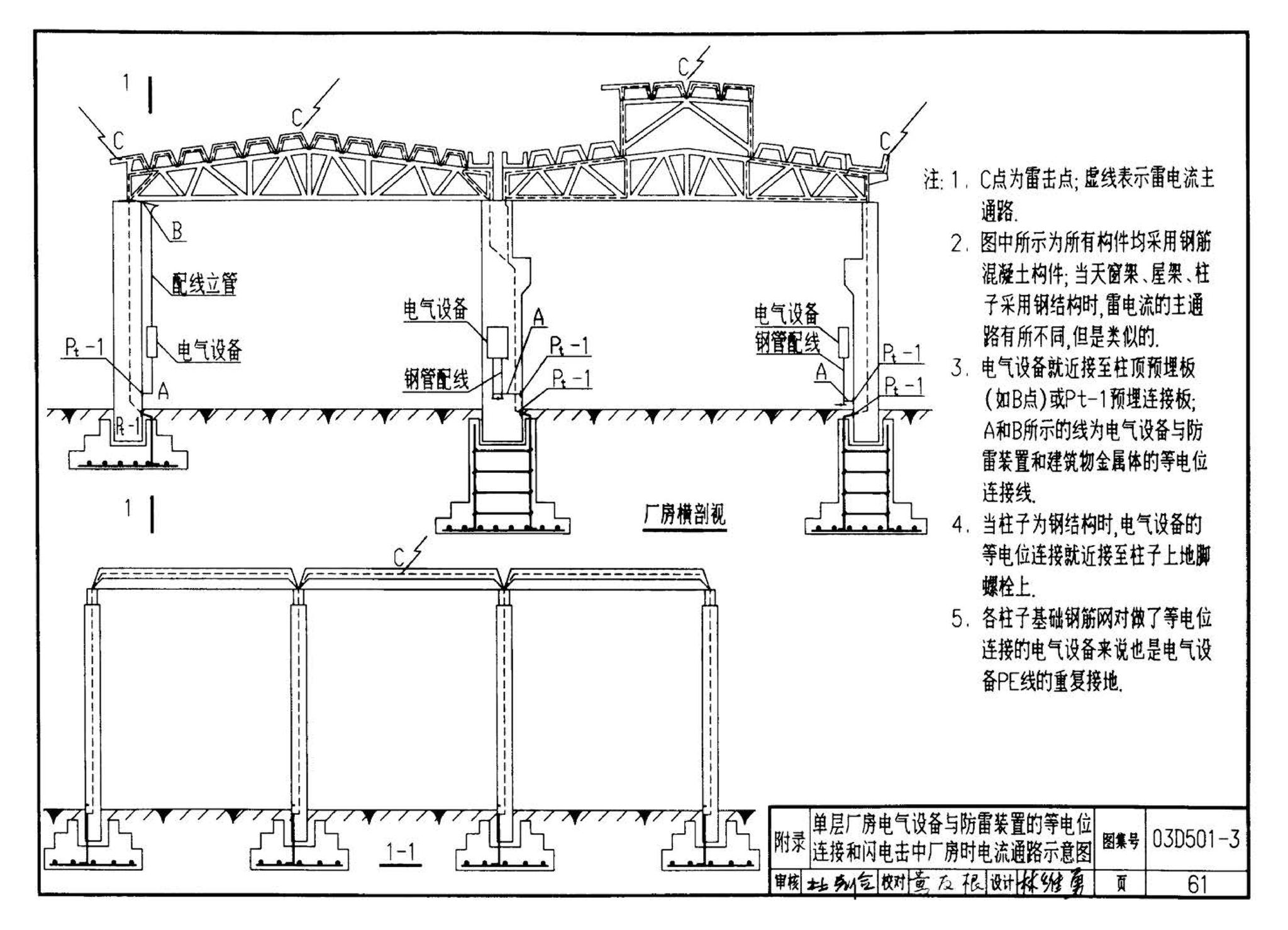 D501-1～4--防雷与接地安装（2003年合订本）（含99D501-1图集2003、2007年局部修改版）