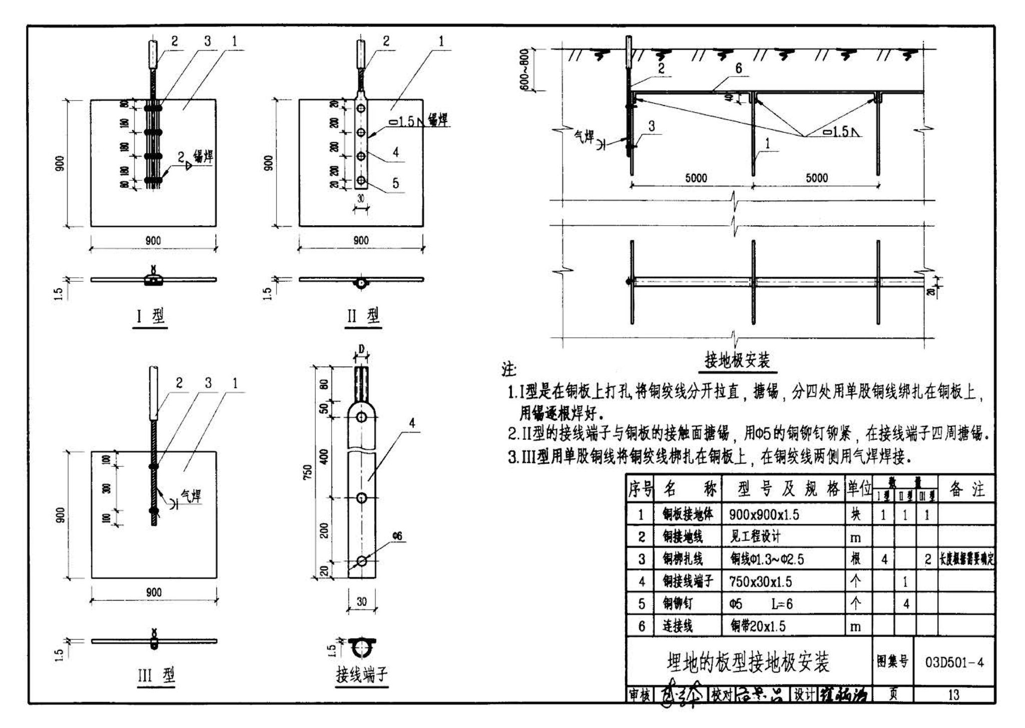 D501-1～4--防雷与接地安装（2003年合订本）（含99D501-1图集2003、2007年局部修改版）