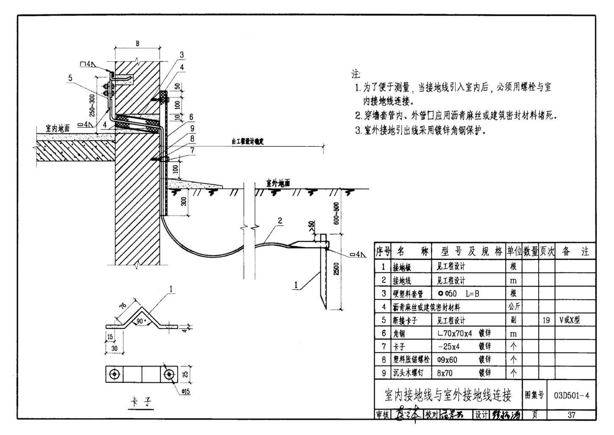 D501-1～4--防雷与接地安装（2003年合订本）（含99D501-1图集2003、2007年局部修改版）