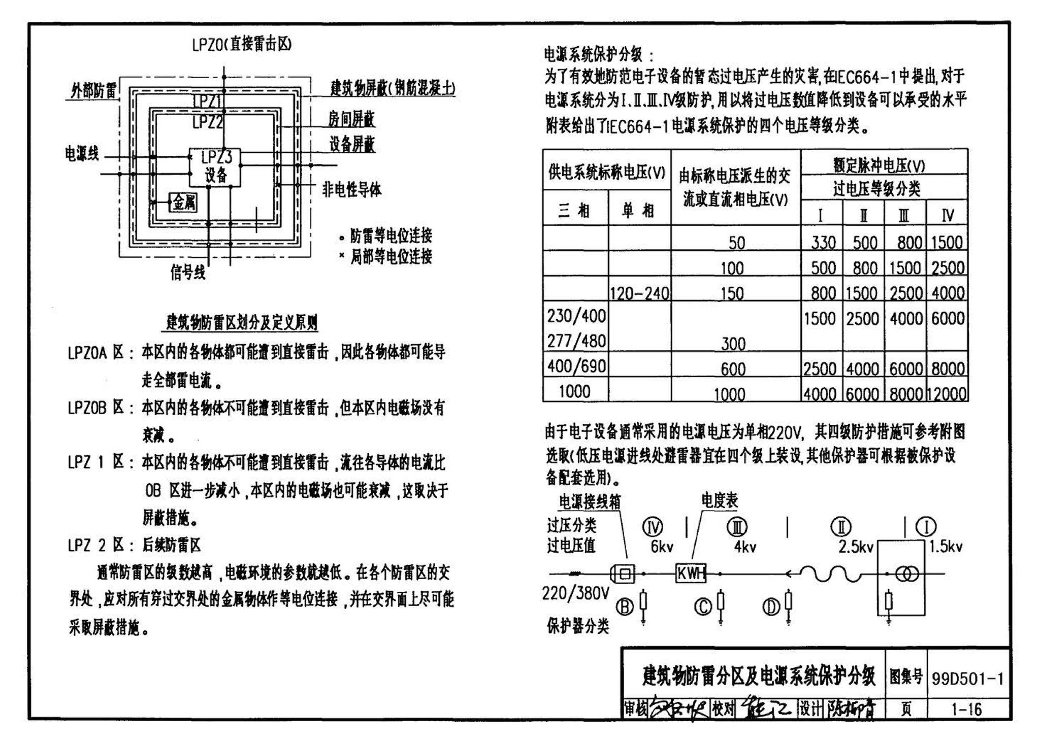 D501-1～4--防雷与接地安装（2003年合订本）（含99D501-1图集2003、2007年局部修改版）