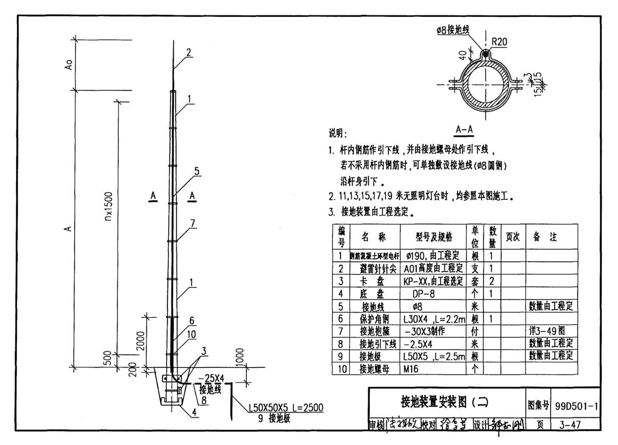 D501-1～4--防雷与接地安装（2003年合订本）（含99D501-1图集2003、2007年局部修改版）