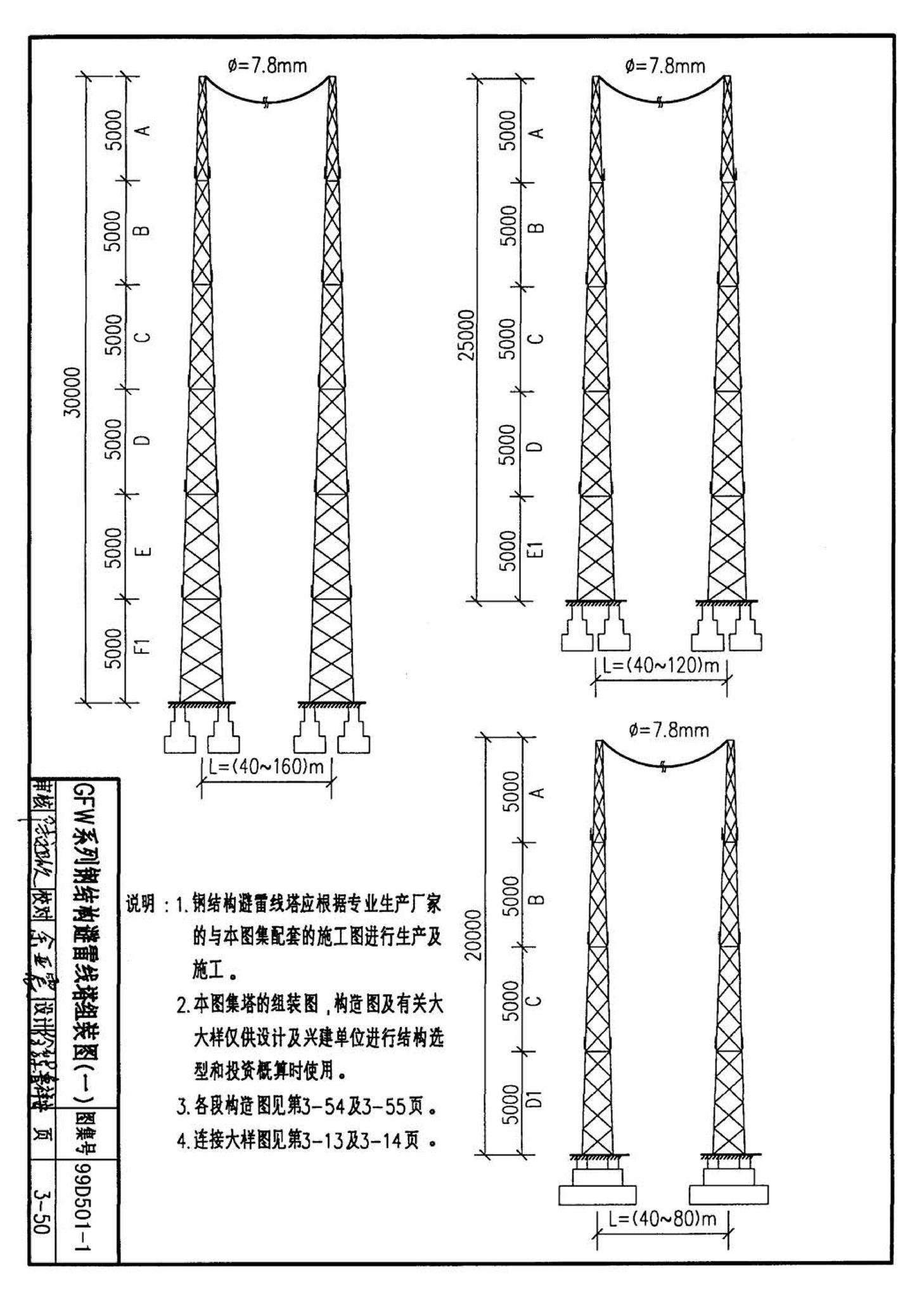 D501-1～4--防雷与接地安装（2003年合订本）（含99D501-1图集2003、2007年局部修改版）