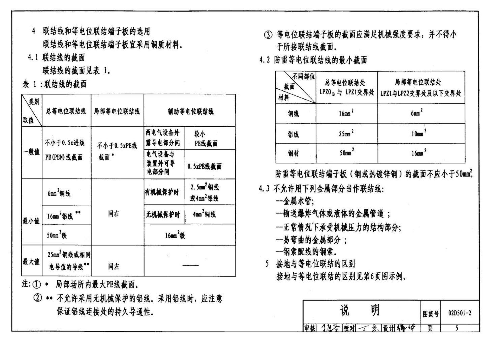 D501-1～4--防雷与接地安装（2003年合订本）（含99D501-1图集2003、2007年局部修改版）