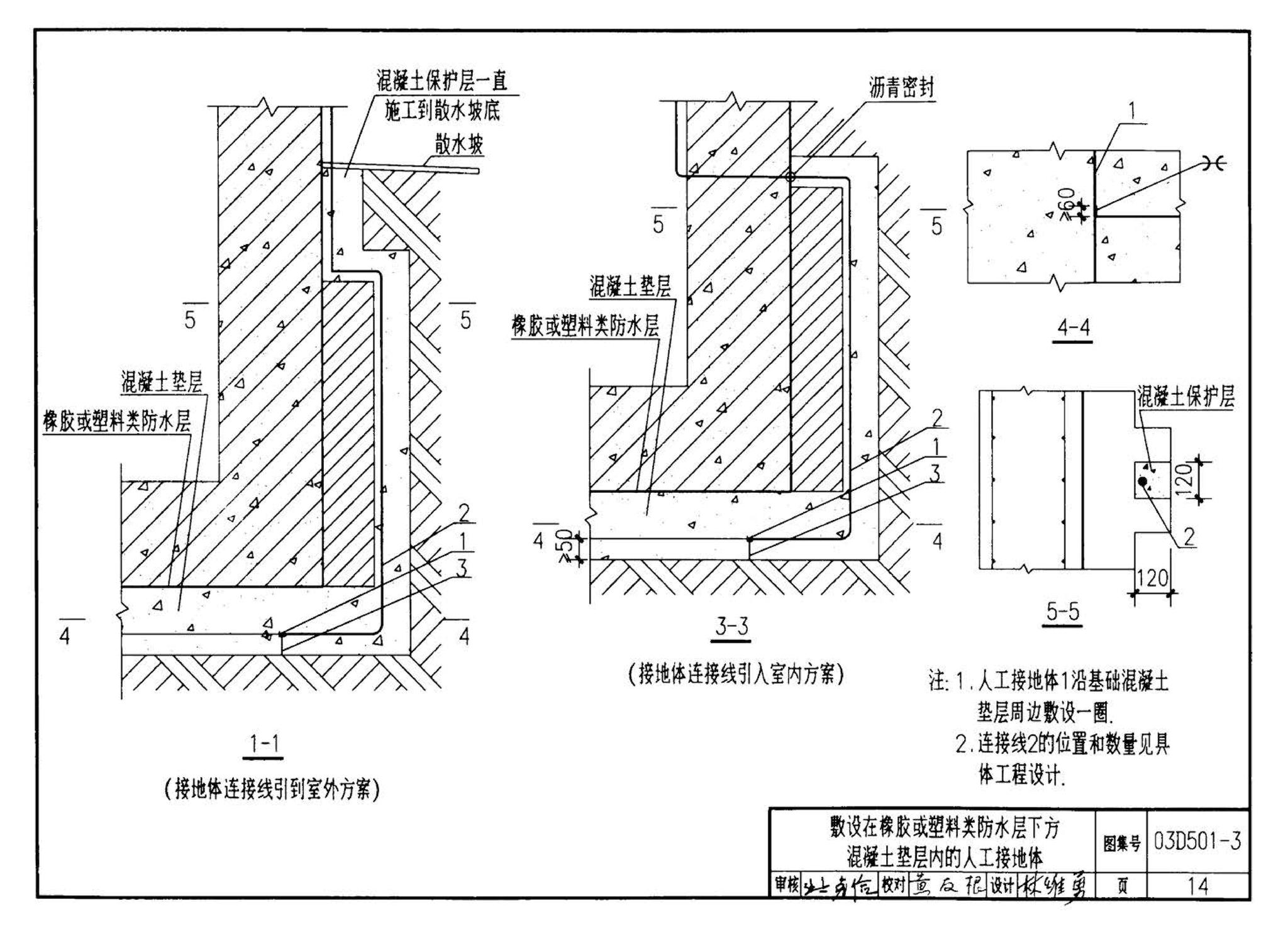 D501-1～4--防雷与接地安装（2003年合订本）（含99D501-1图集2003、2007年局部修改版）