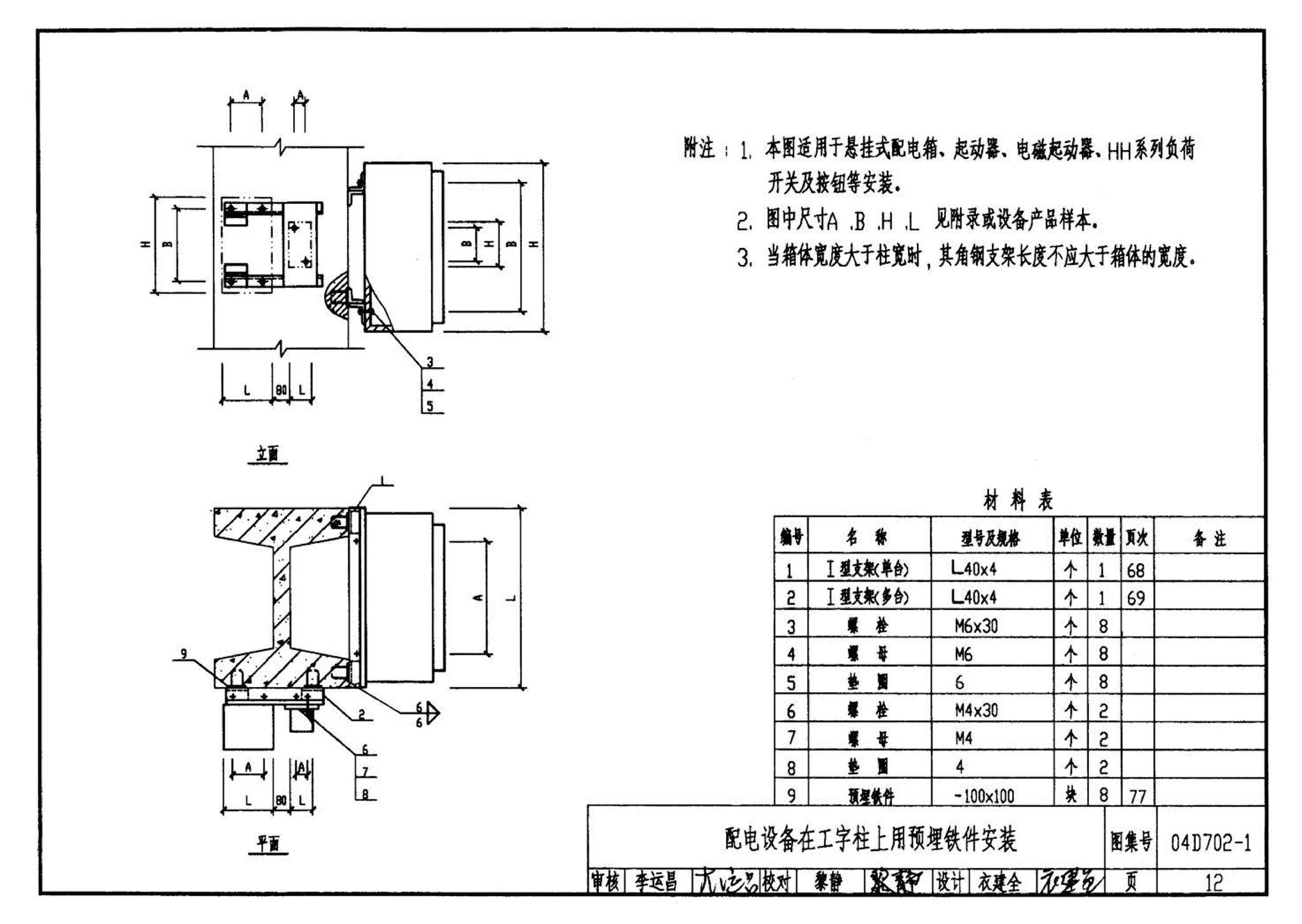 D702-1～3--常用低压配电设备及灯具安装（2004年合订本）