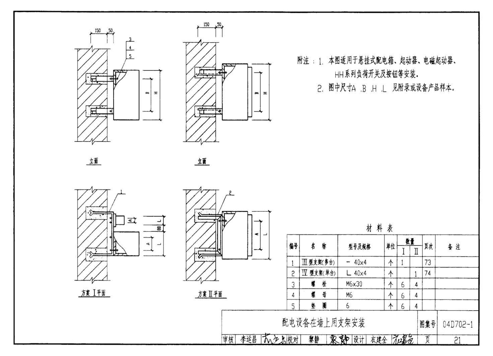 D702-1～3--常用低压配电设备及灯具安装（2004年合订本）