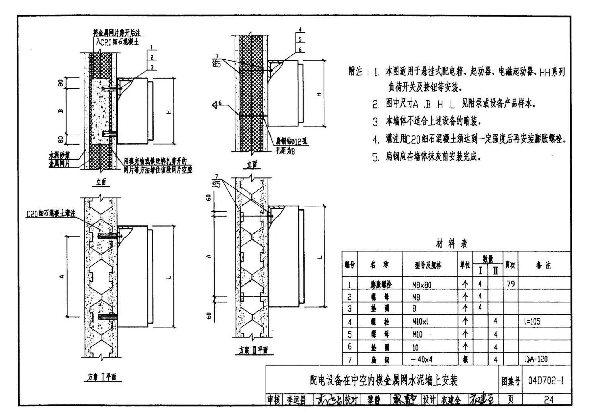 D702-1～3--常用低压配电设备及灯具安装（2004年合订本）