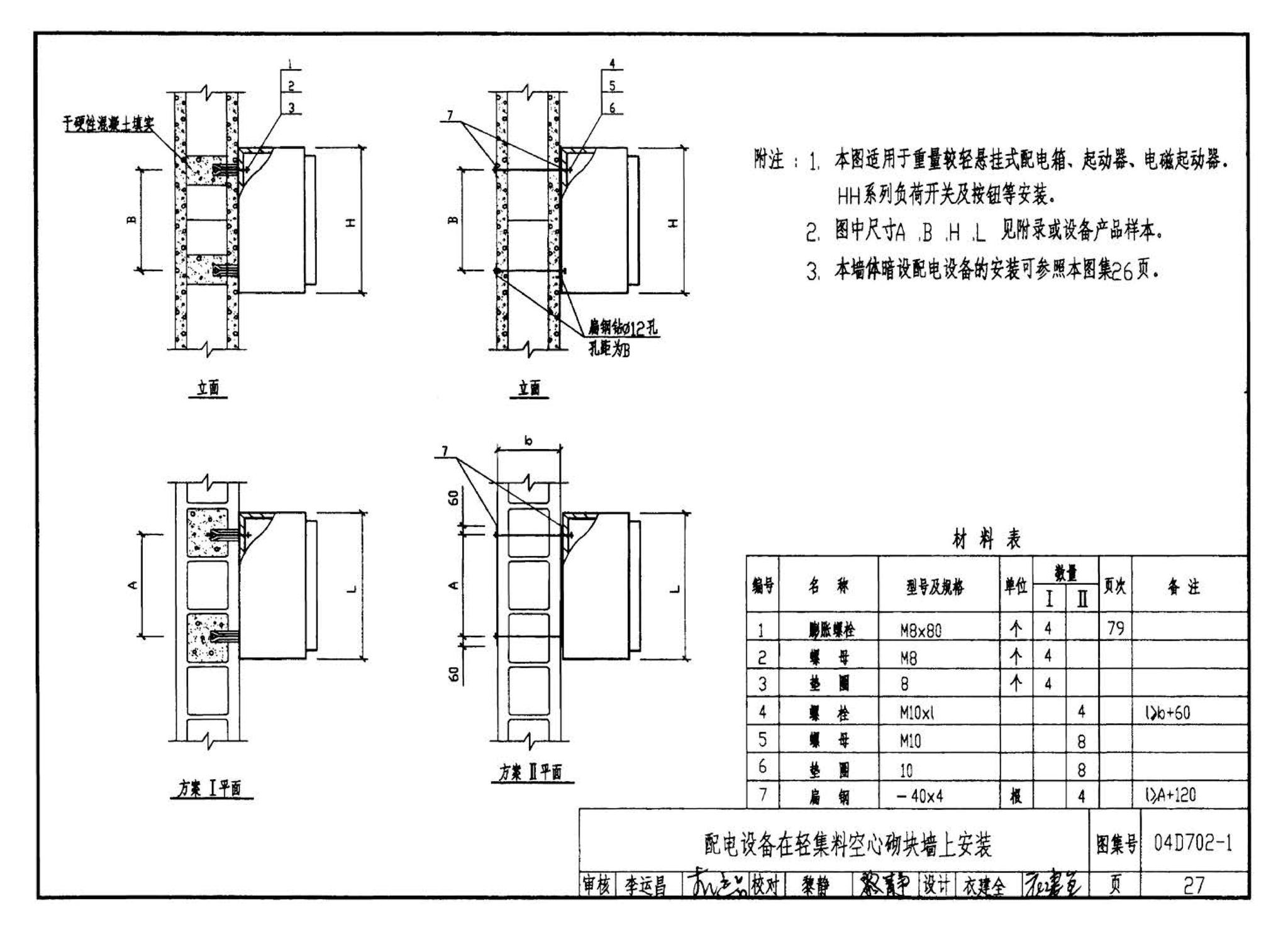 D702-1～3--常用低压配电设备及灯具安装（2004年合订本）