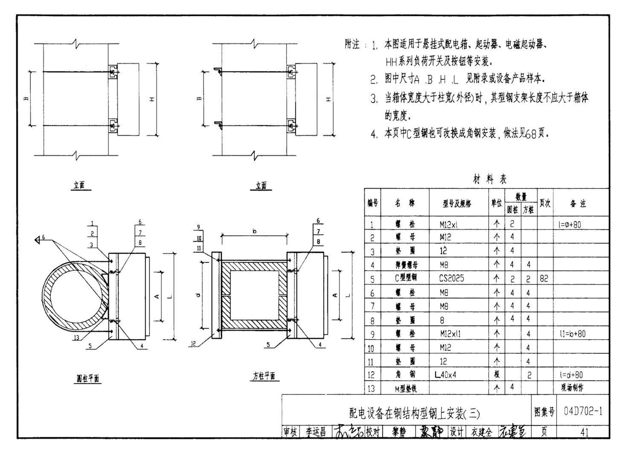 D702-1～3--常用低压配电设备及灯具安装（2004年合订本）