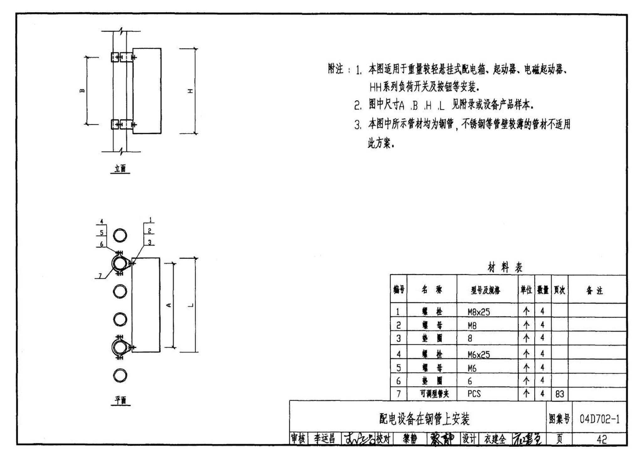 D702-1～3--常用低压配电设备及灯具安装（2004年合订本）