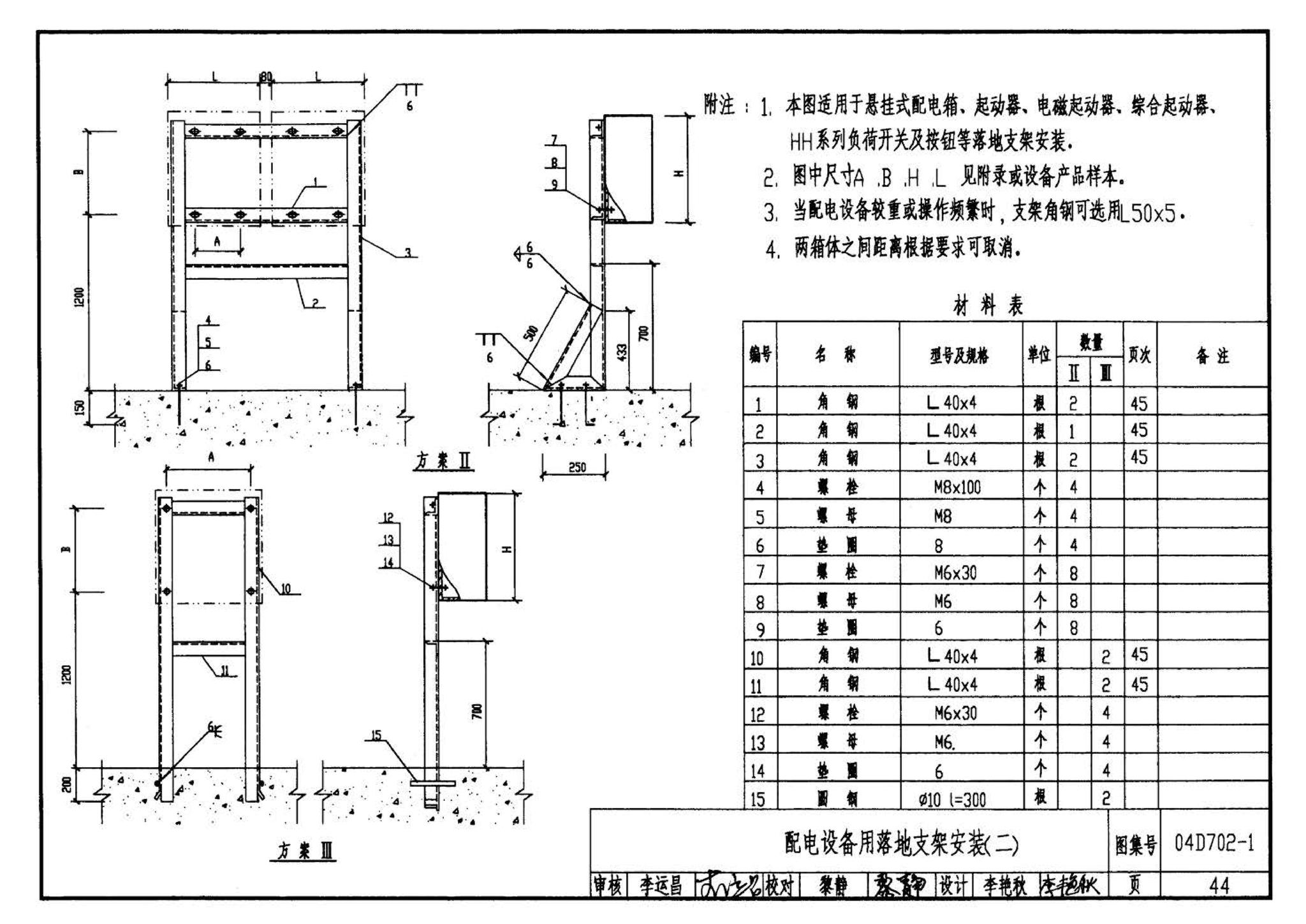 D702-1～3--常用低压配电设备及灯具安装（2004年合订本）