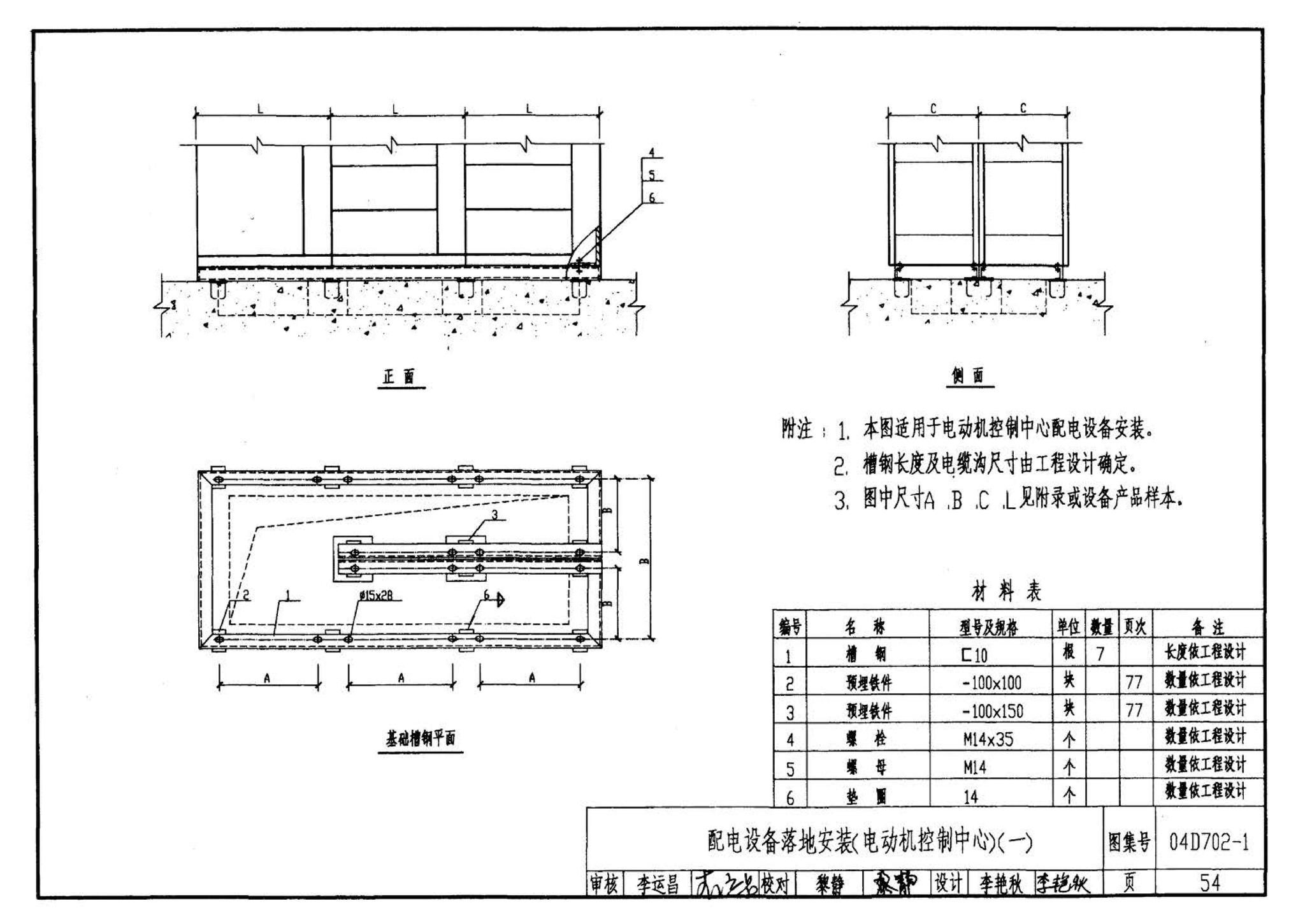 D702-1～3--常用低压配电设备及灯具安装（2004年合订本）