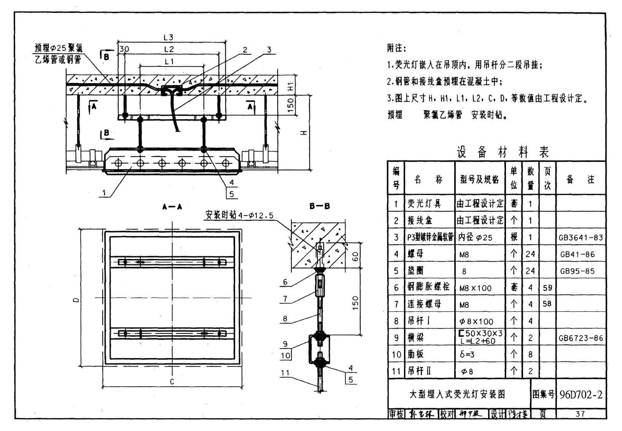 D702-1～3--常用低压配电设备及灯具安装（2004年合订本）