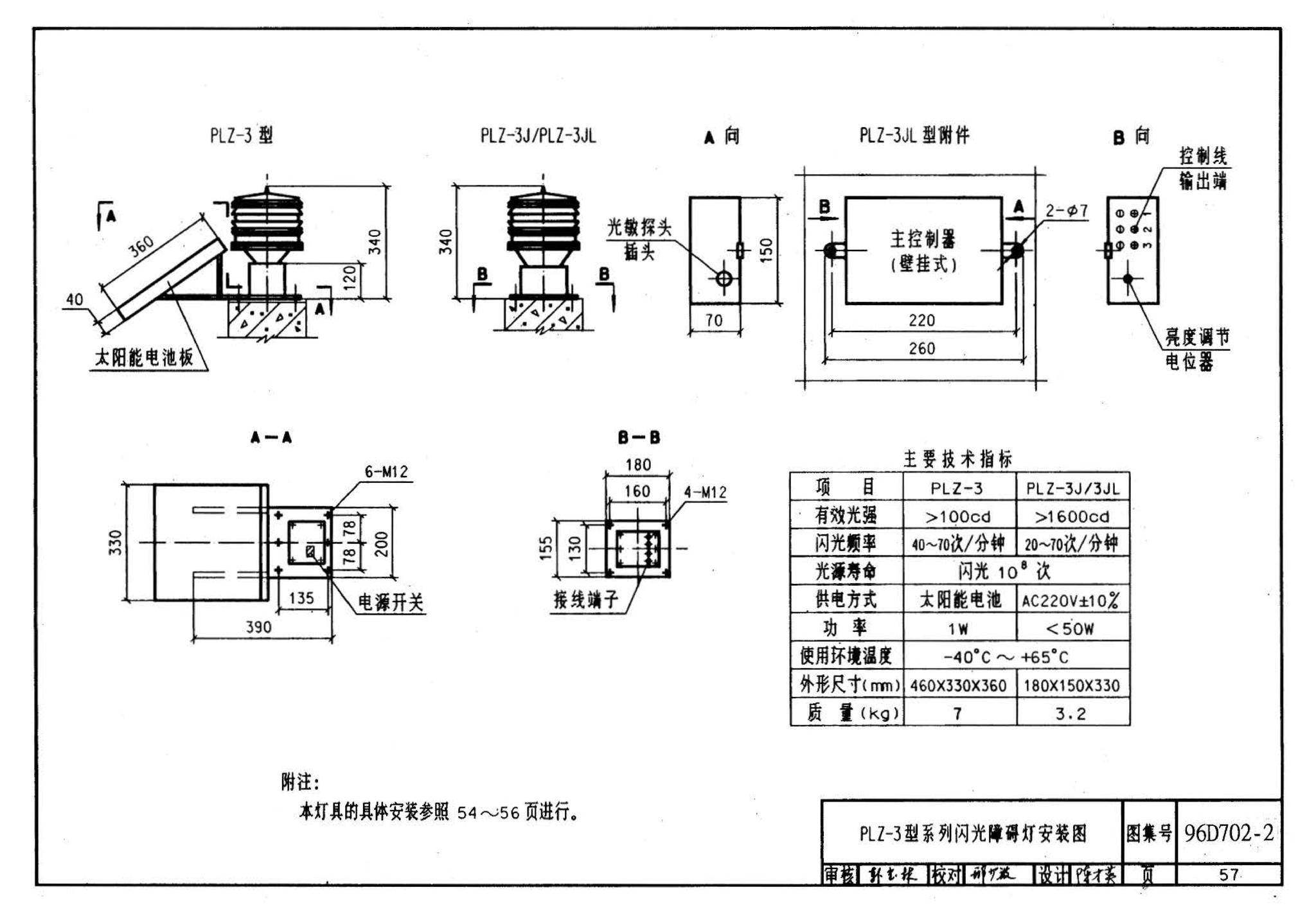 D702-1～3--常用低压配电设备及灯具安装（2004年合订本）