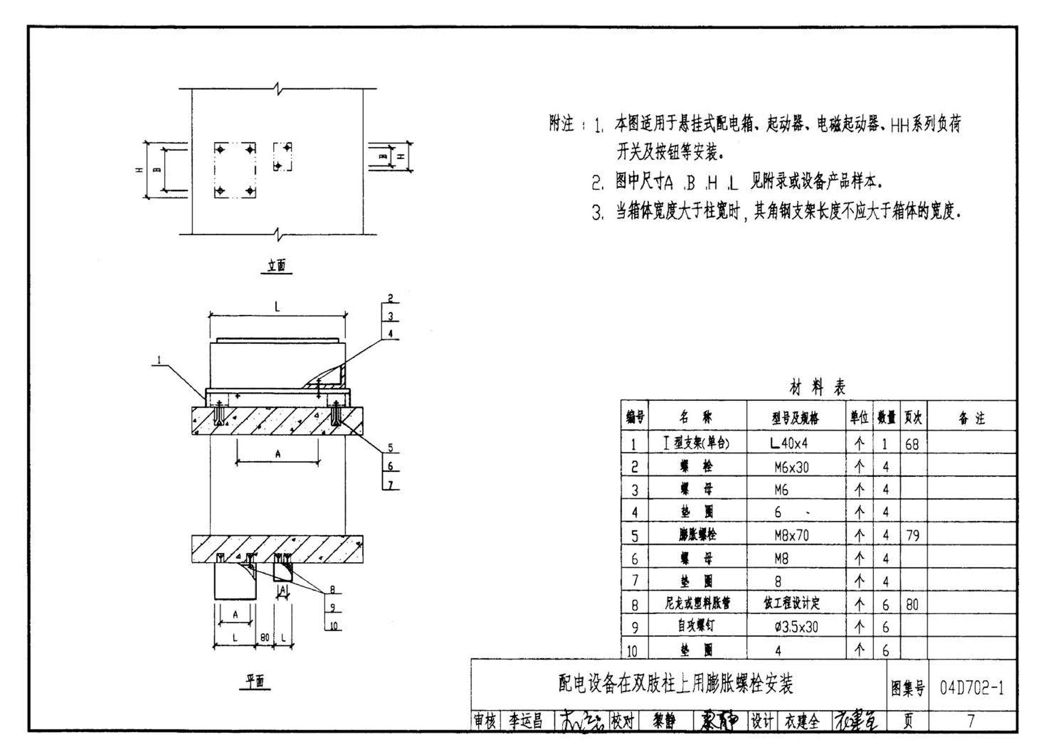 D702-1～3--常用低压配电设备及灯具安装（2004年合订本）