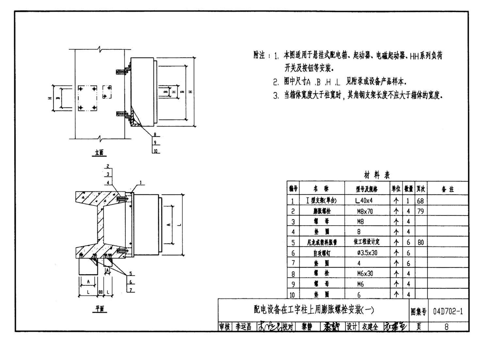 D702-1～3--常用低压配电设备及灯具安装（2004年合订本）