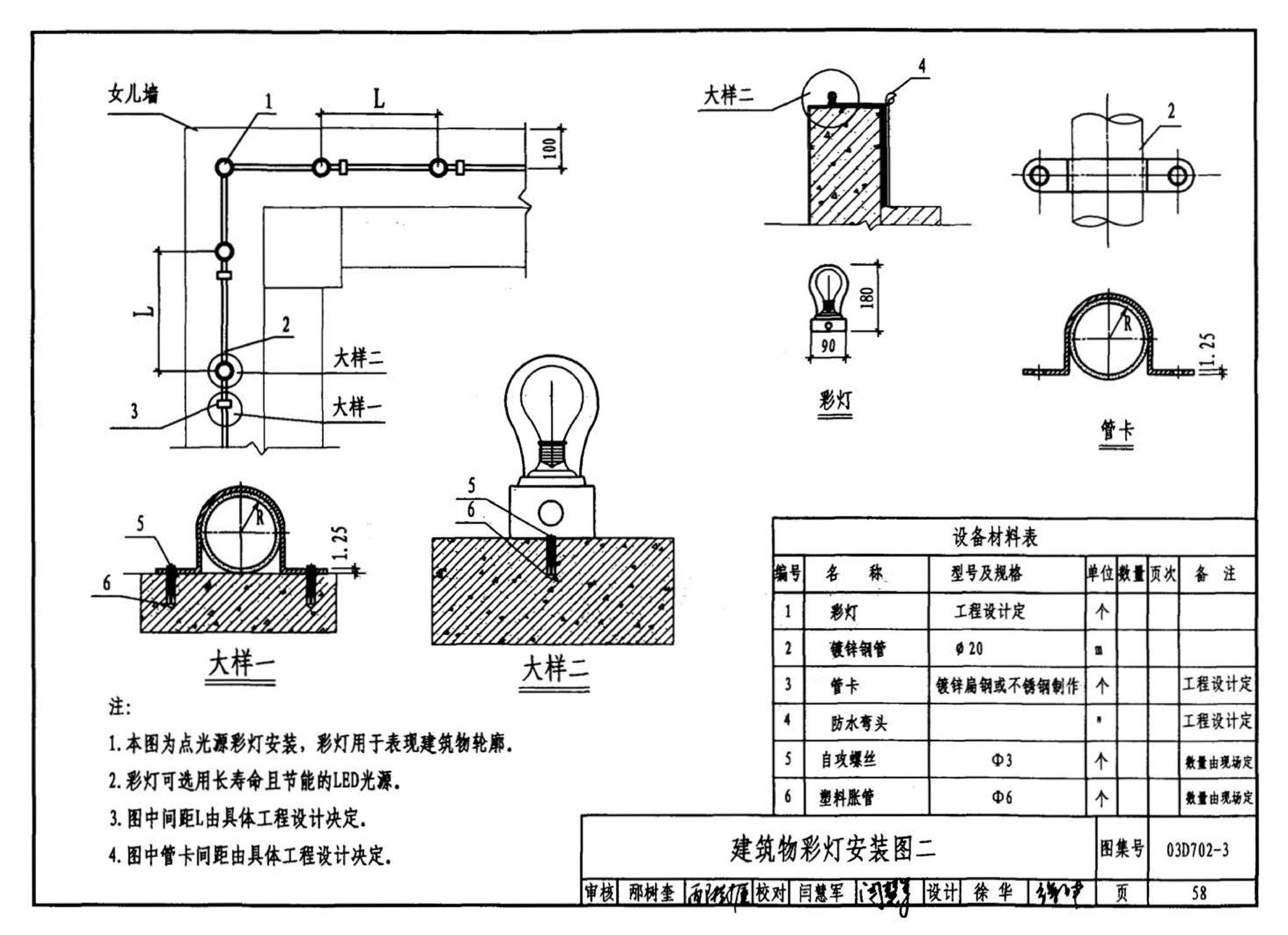 D702-1～3--常用低压配电设备及灯具安装（2004年合订本）