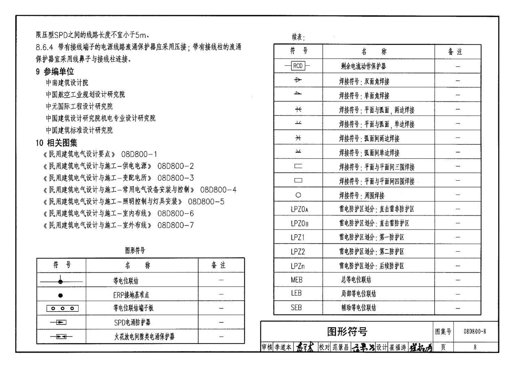 D800-6～8--民用建筑电气设计与施工 下册（2008年合订本）