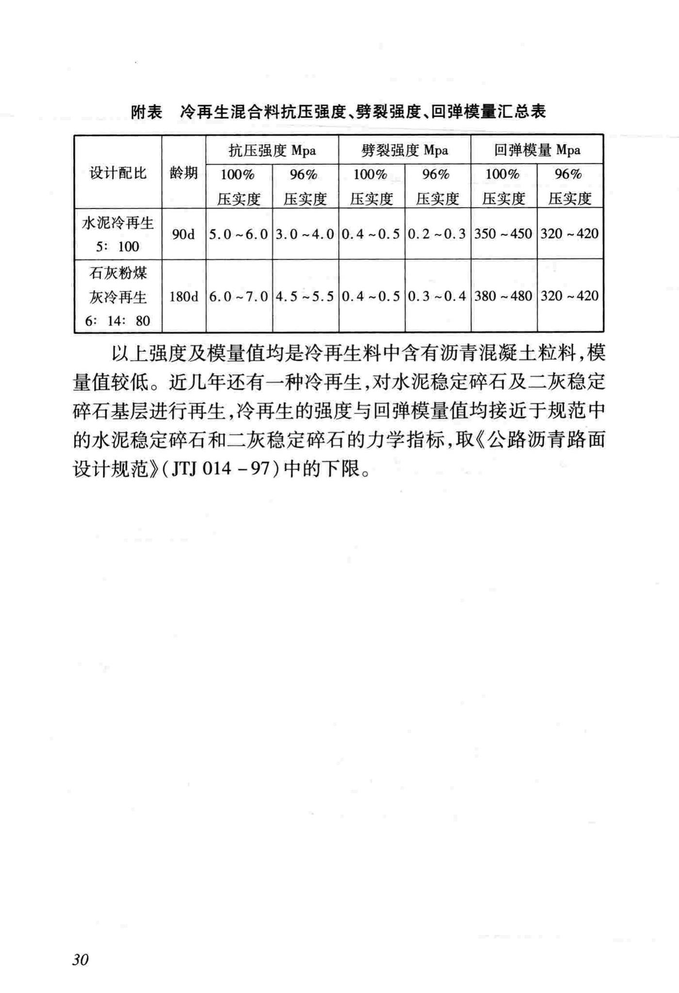 DB/T29-106-2011--公路沥青路面基层冷再生设计与施工技术规程