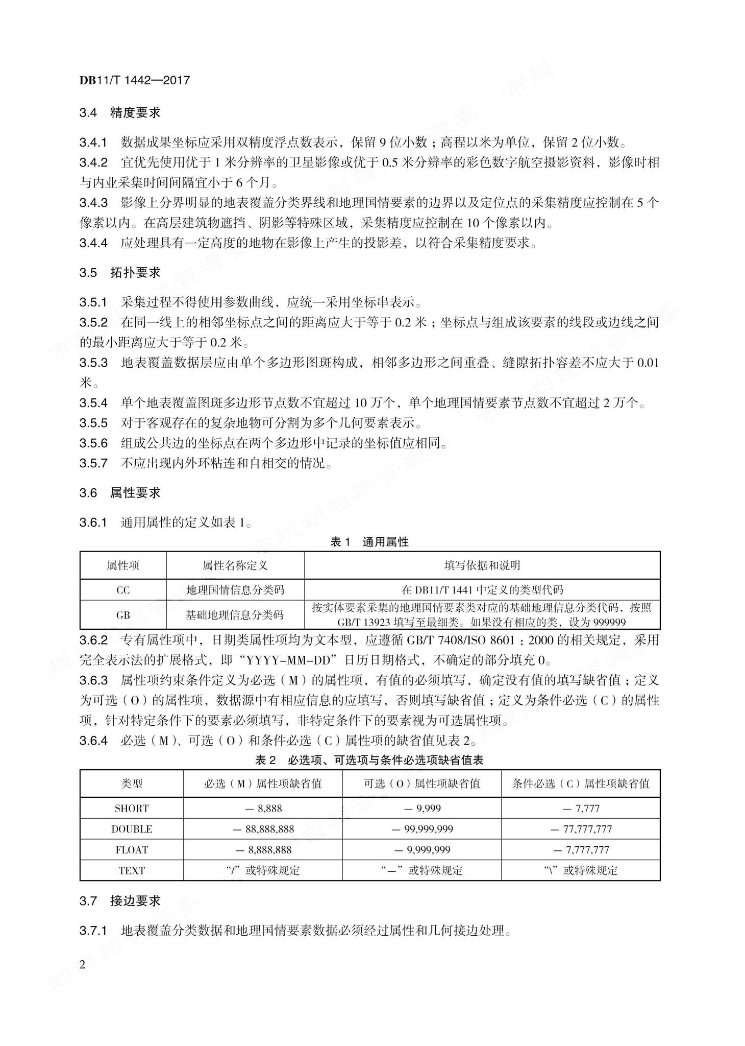 DB11/T1442-2017--地理国情信息内业采集与编辑技术规程