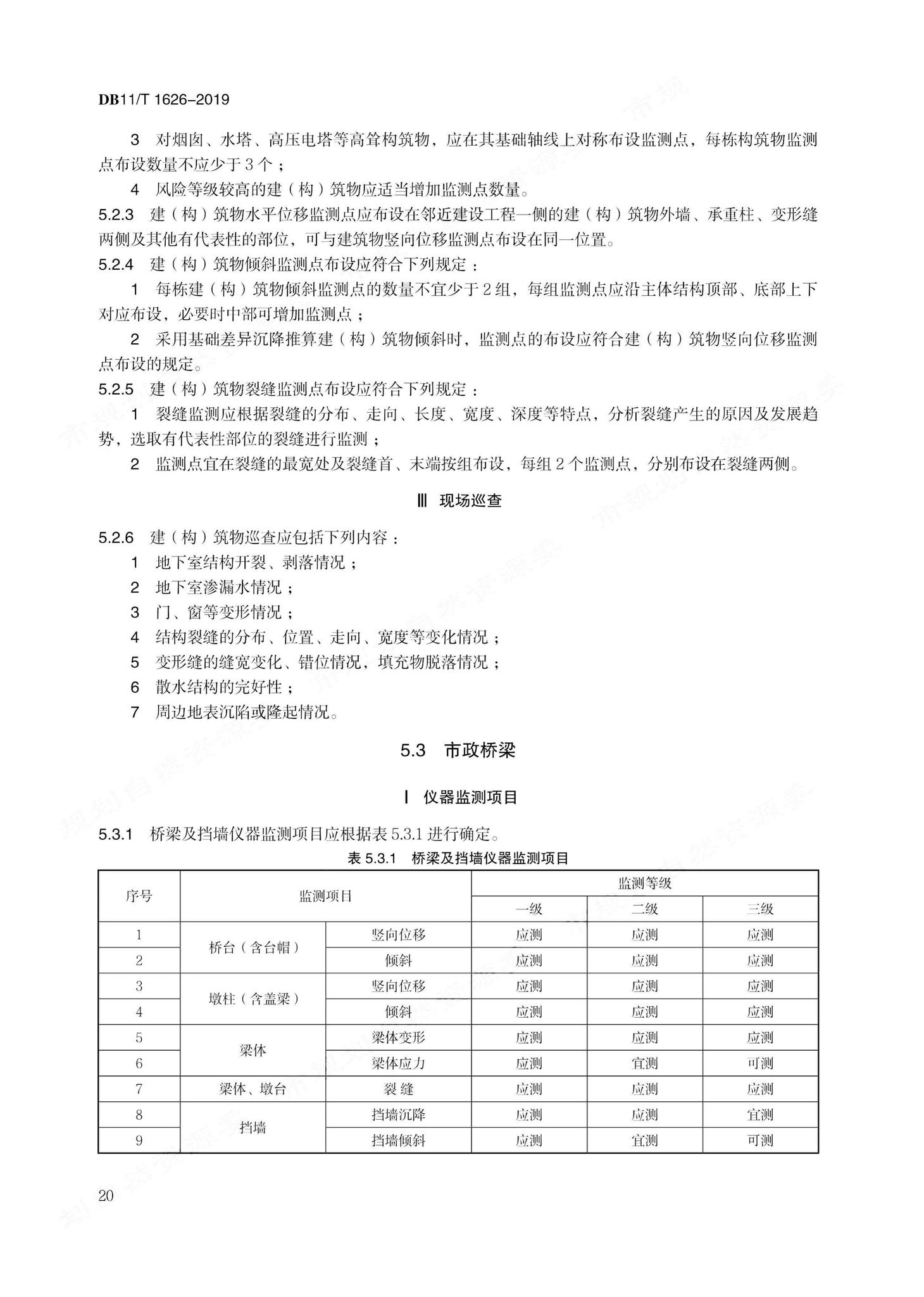 DB11/T1626-2019--建设工程第三方监测技术规程