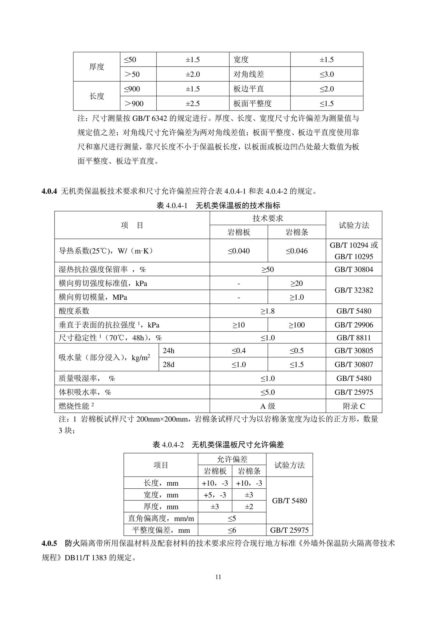 DB11/T584-2022--薄抹灰外墙外保温工程技术规程