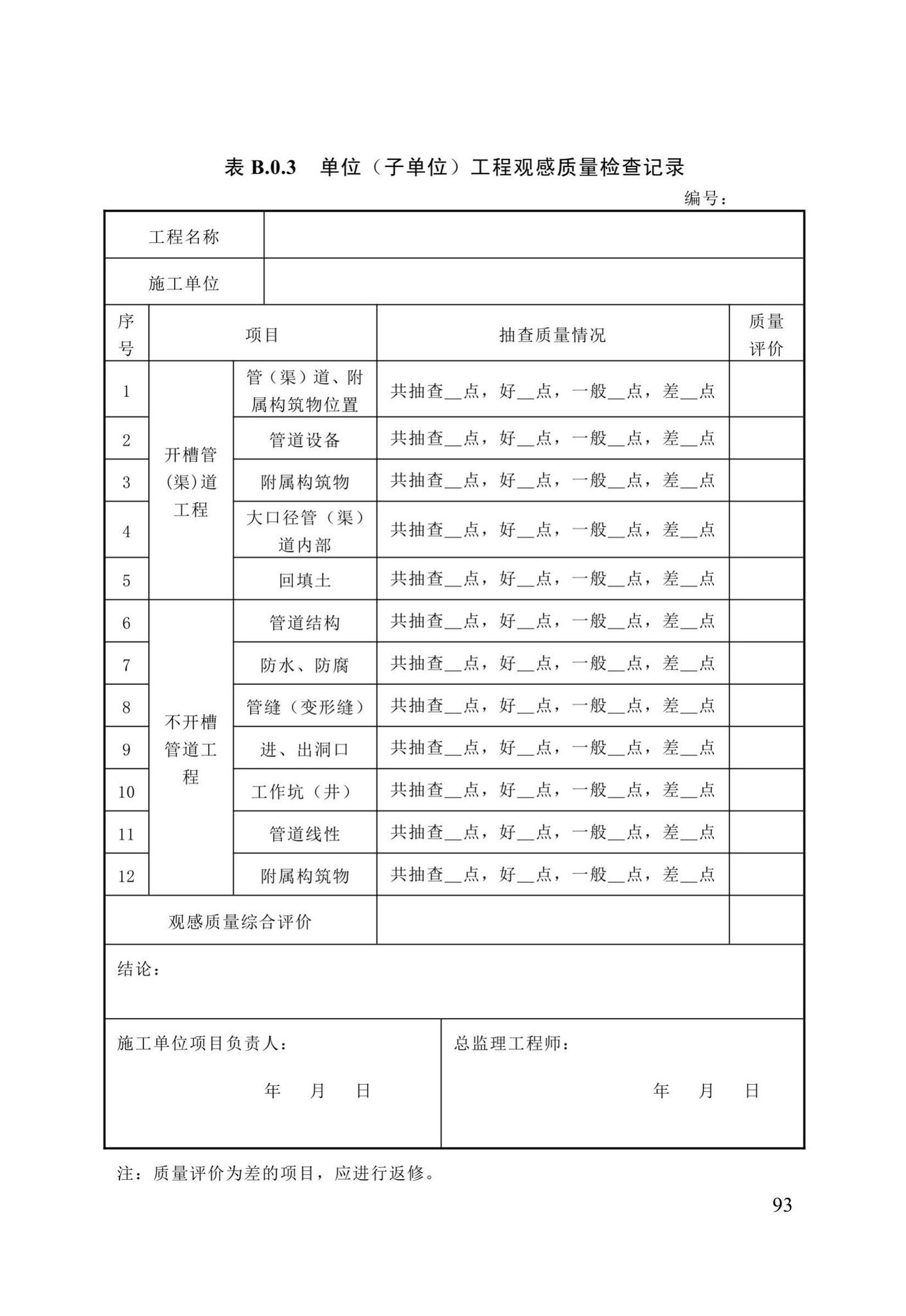 DB13(J)/T8057-2019--市政排水管渠工程施工质量验收标准