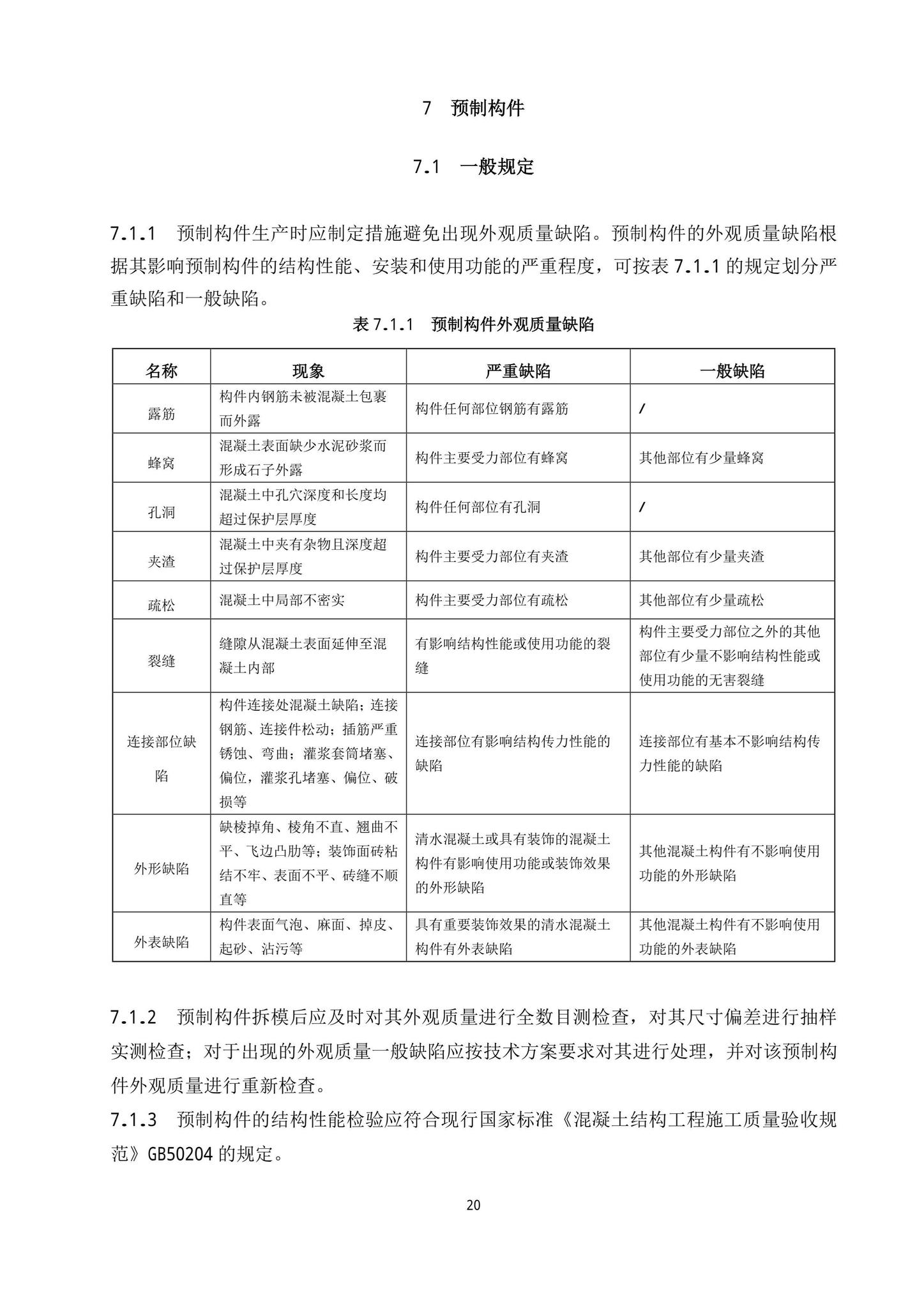 DB13(J)/T8404-2021--预制混凝土构件质量检验标准