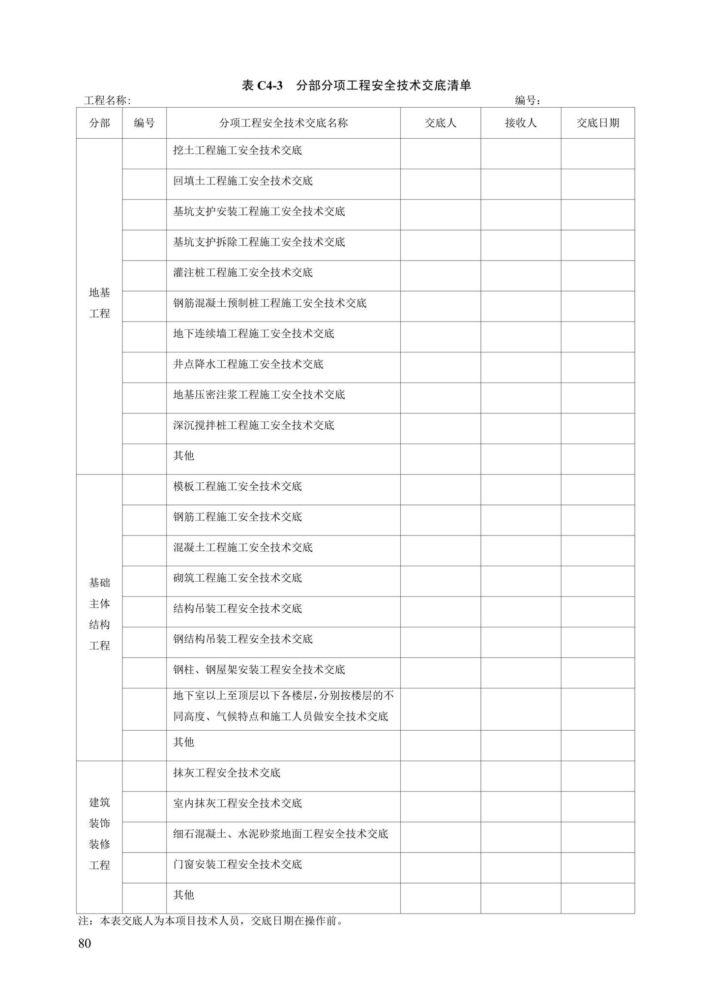 DB13(J)/T8446-2021--建筑施工安全技术资料管理标准