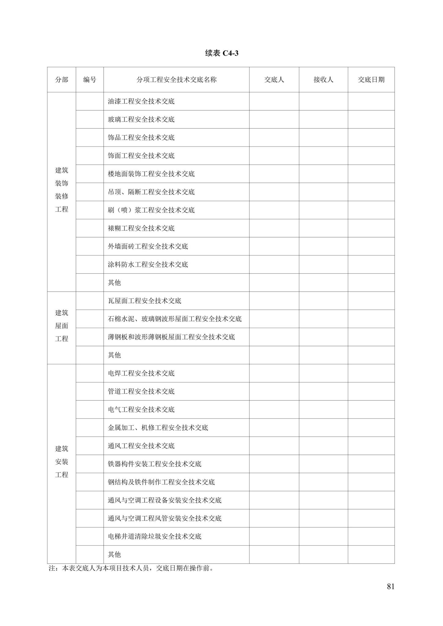 DB13(J)/T8446-2021--建筑施工安全技术资料管理标准