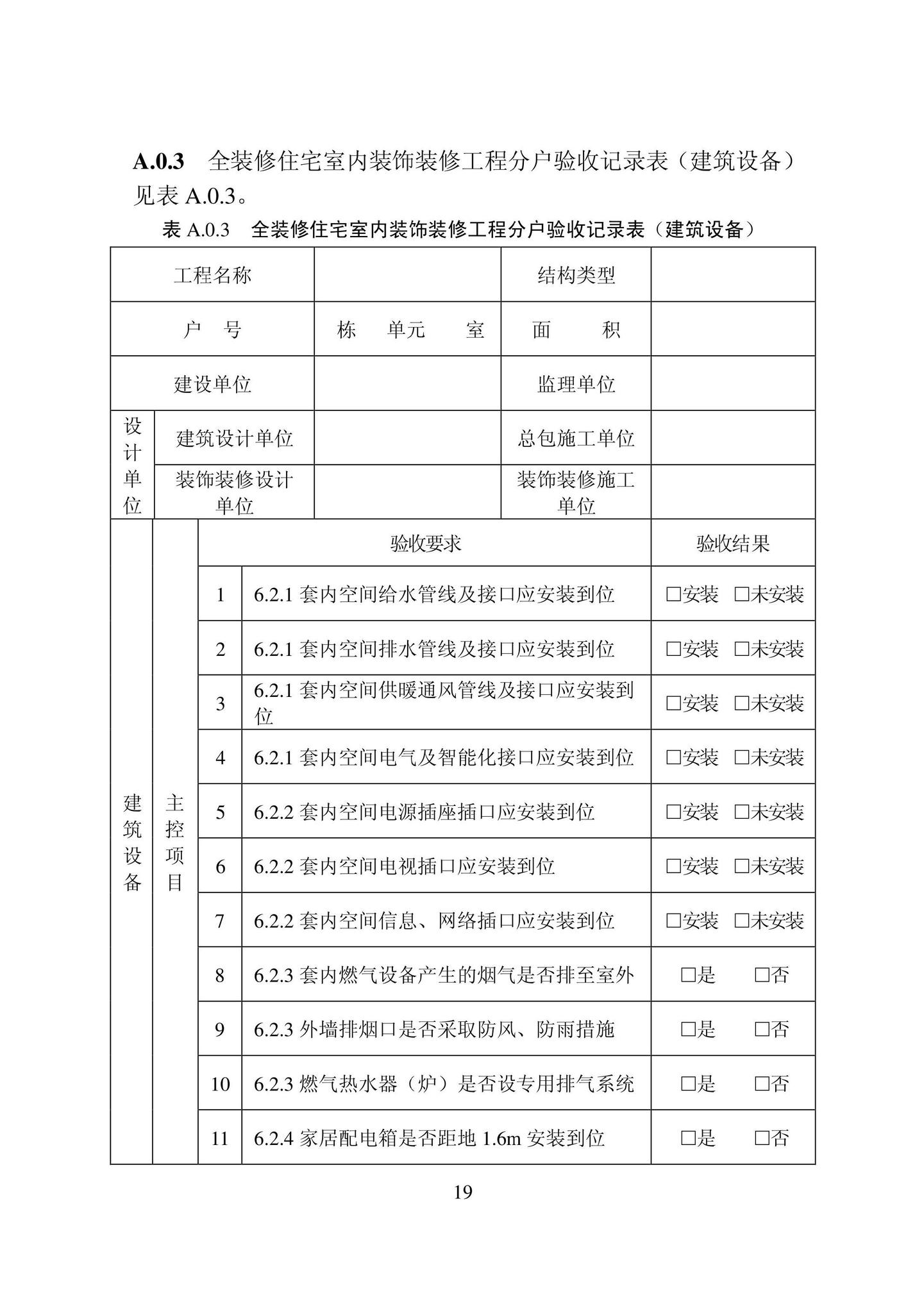 DB22/T5126-2022--全装修住宅室内装饰装修工程验收标准