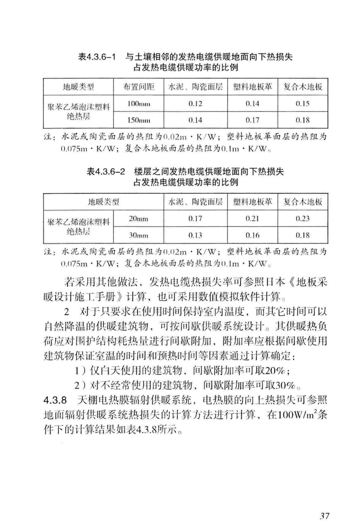 DB29-61-2012--电热辐射供暖技术规程