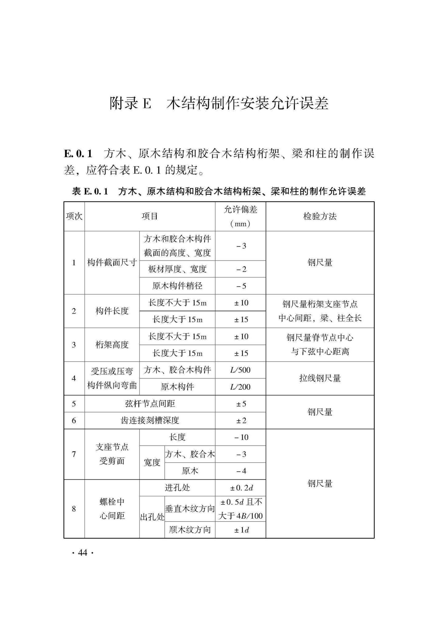 DB33/T1204-2020--木结构工程施工质量验收检查用表标准