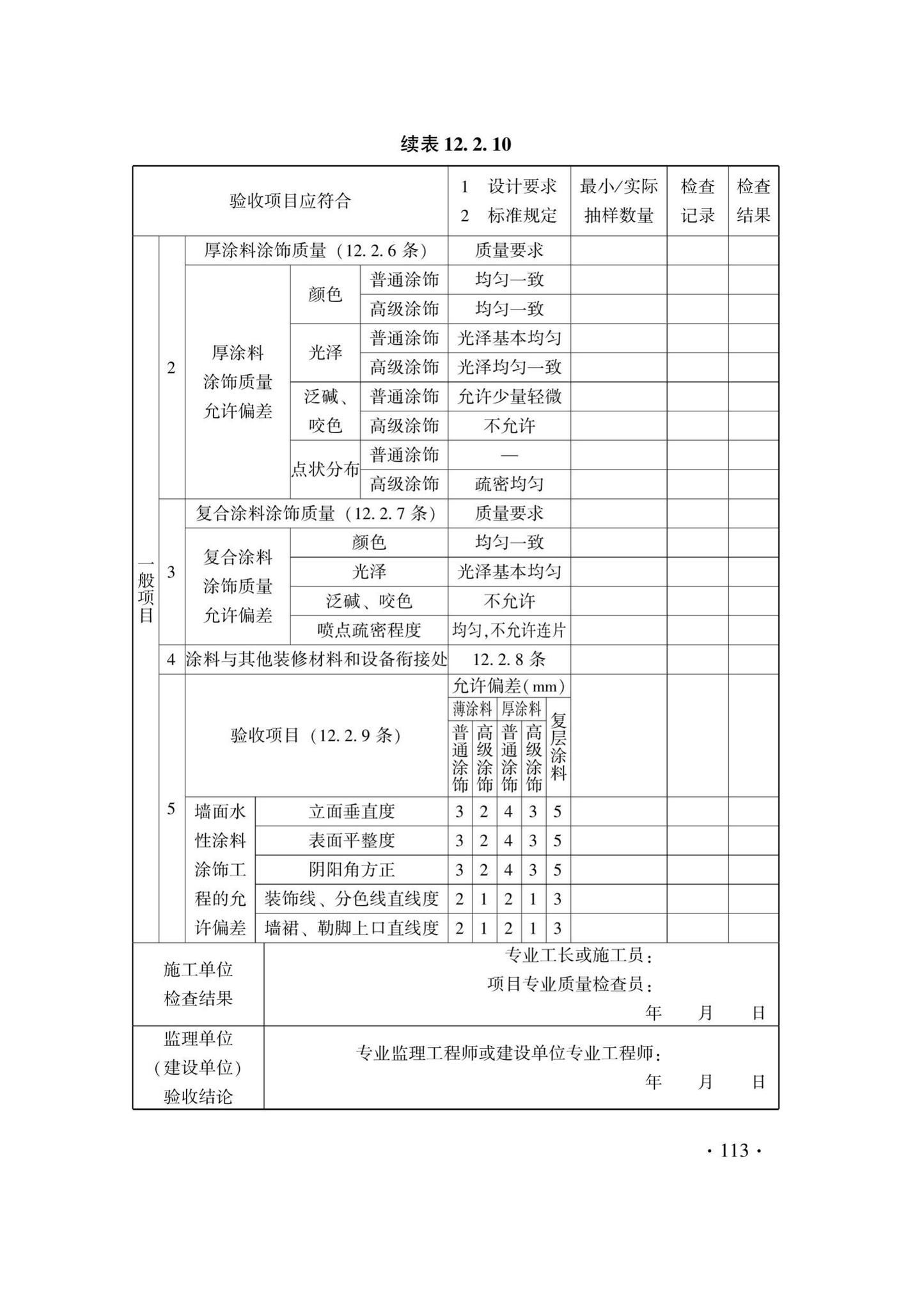 DB33/T1214-2020--建筑装饰装修工程施工质量验收检查用表标准