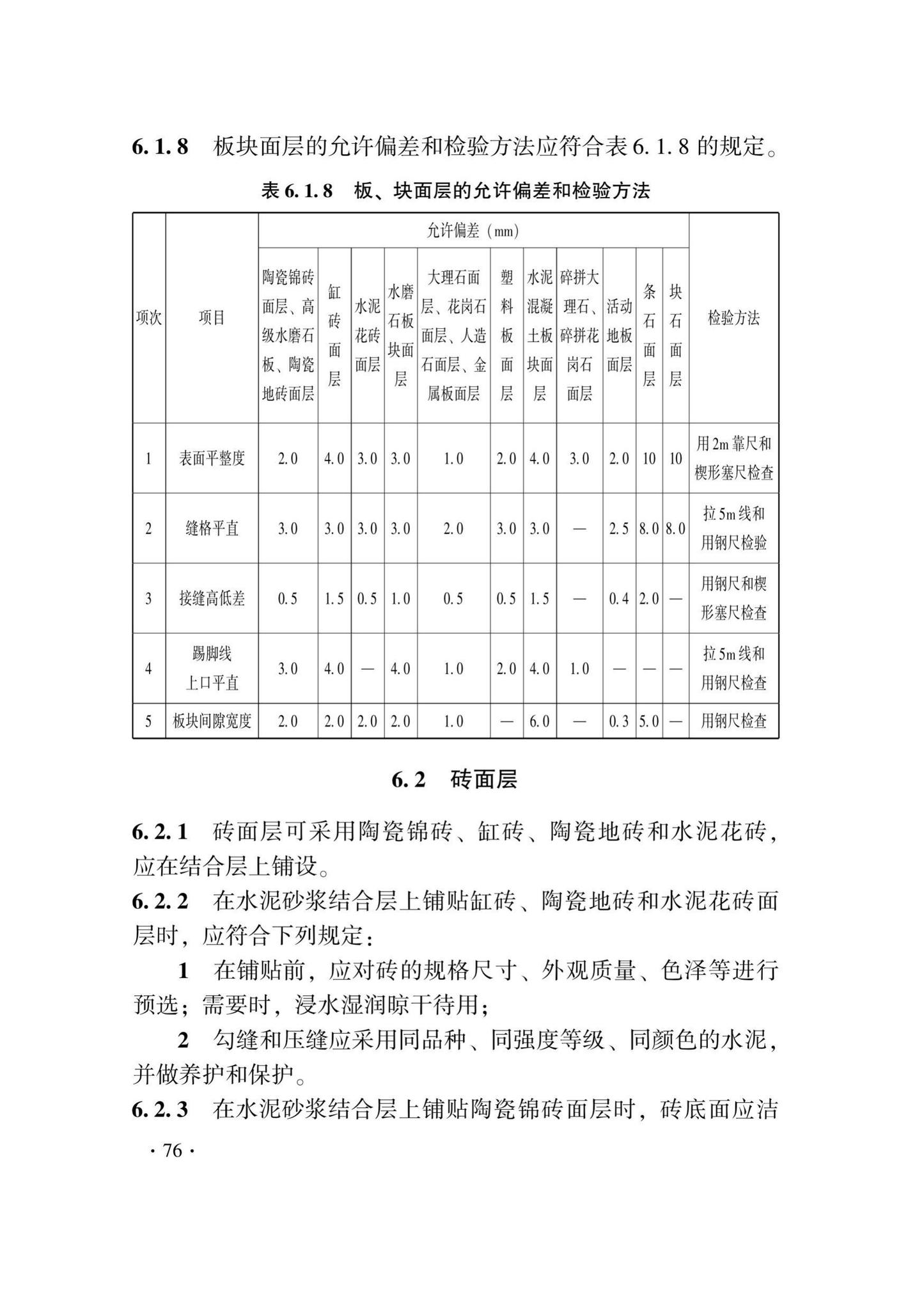 DB33/T1228-2020--建筑地面工程施工质量验收检查用表标准