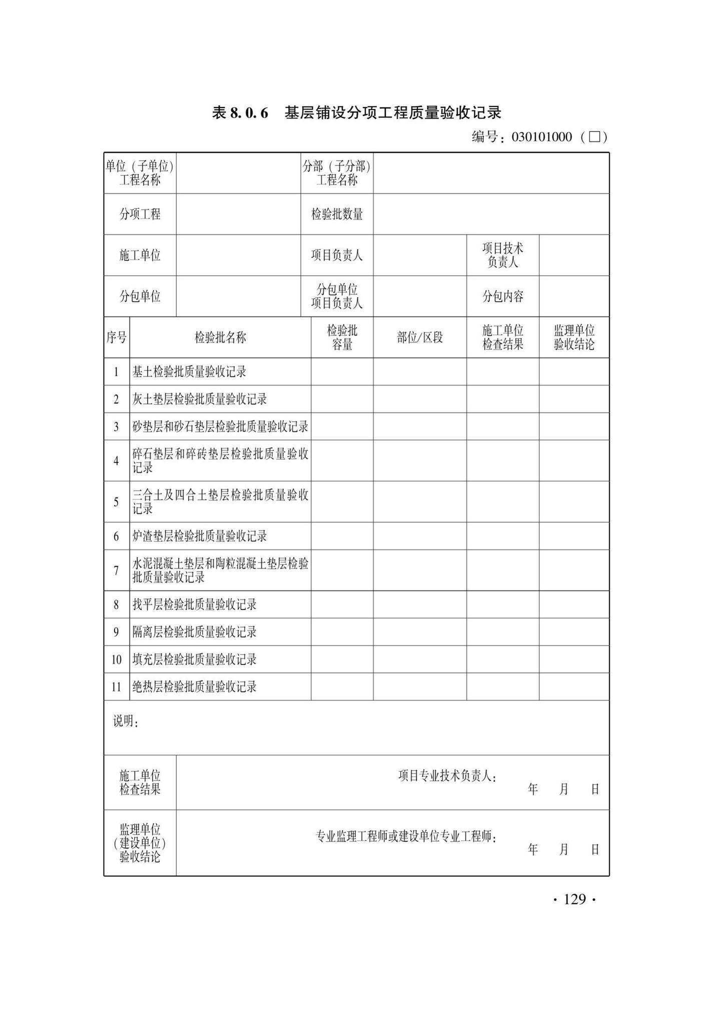 DB33/T1228-2020--建筑地面工程施工质量验收检查用表标准