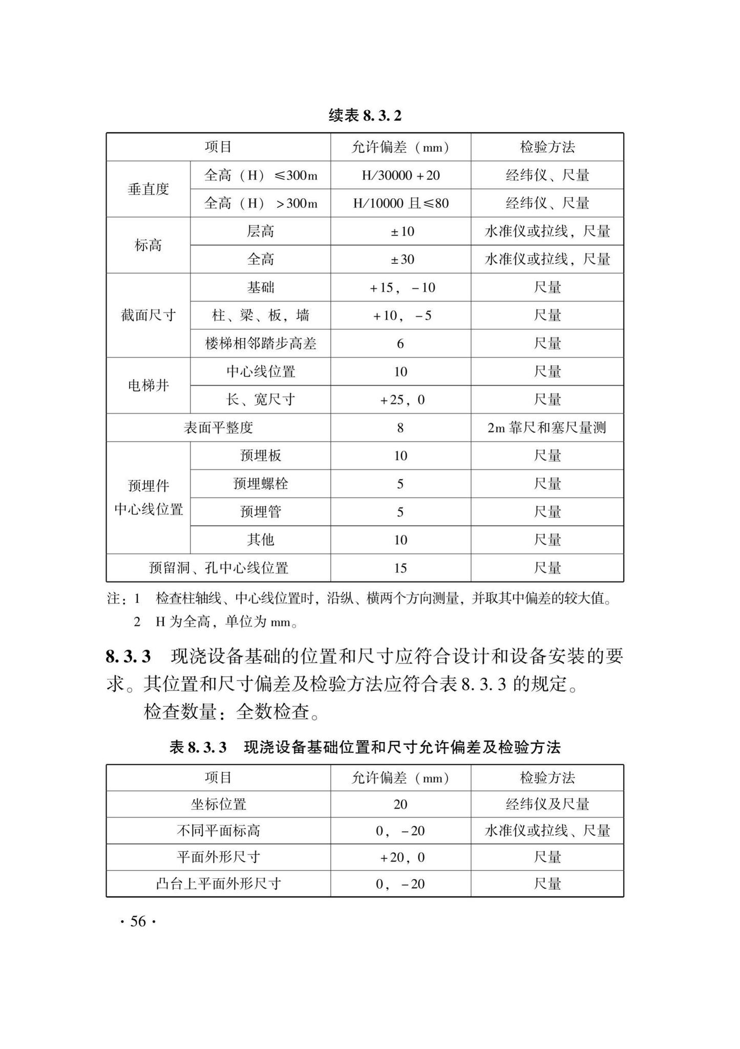 DB33/T1237-2021--混凝土结构工程施工质量验收检查用表标准