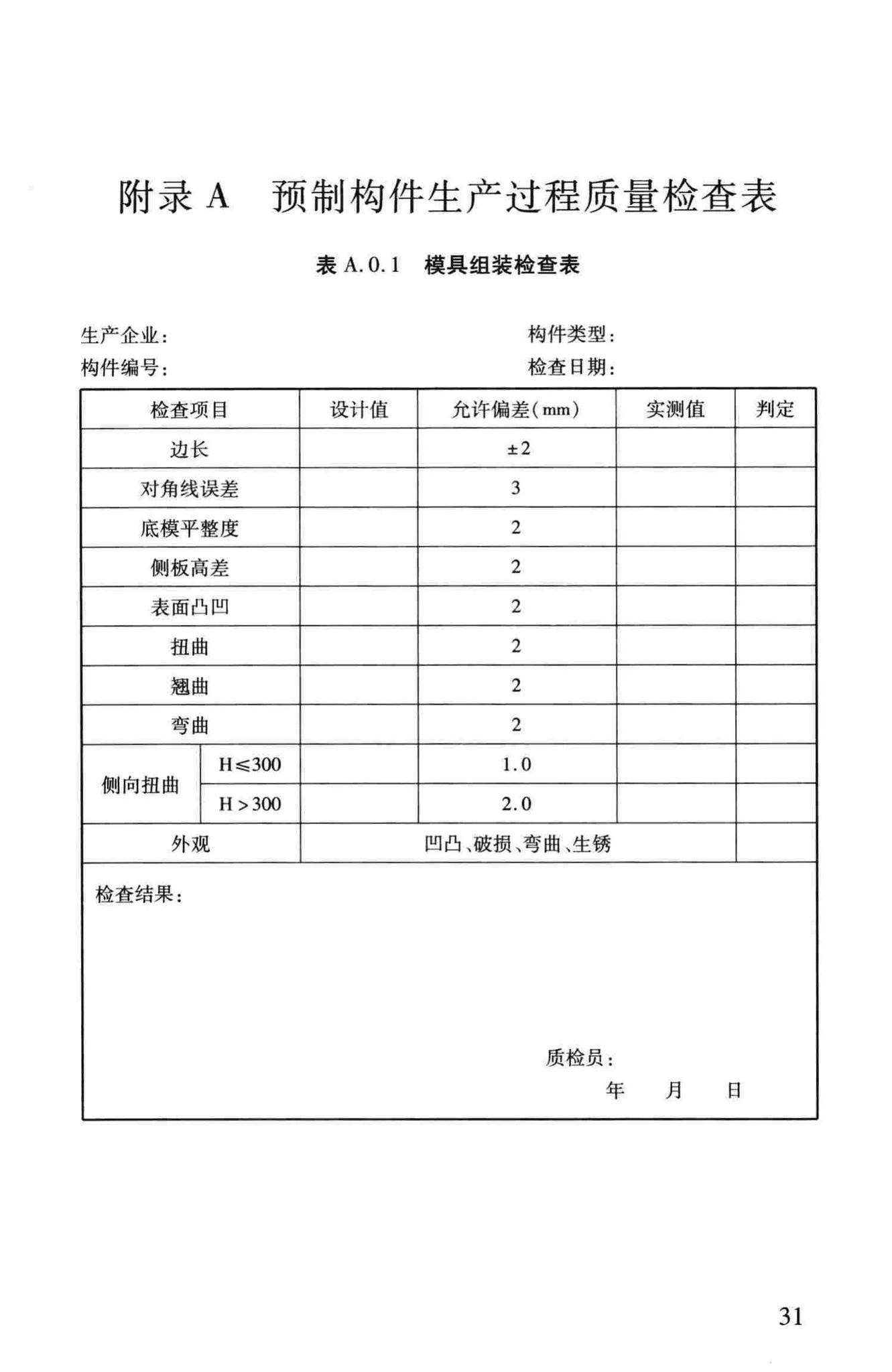 DB37/T5020-2014--装配整体式混凝土结构工程预制构件制作与验收规程