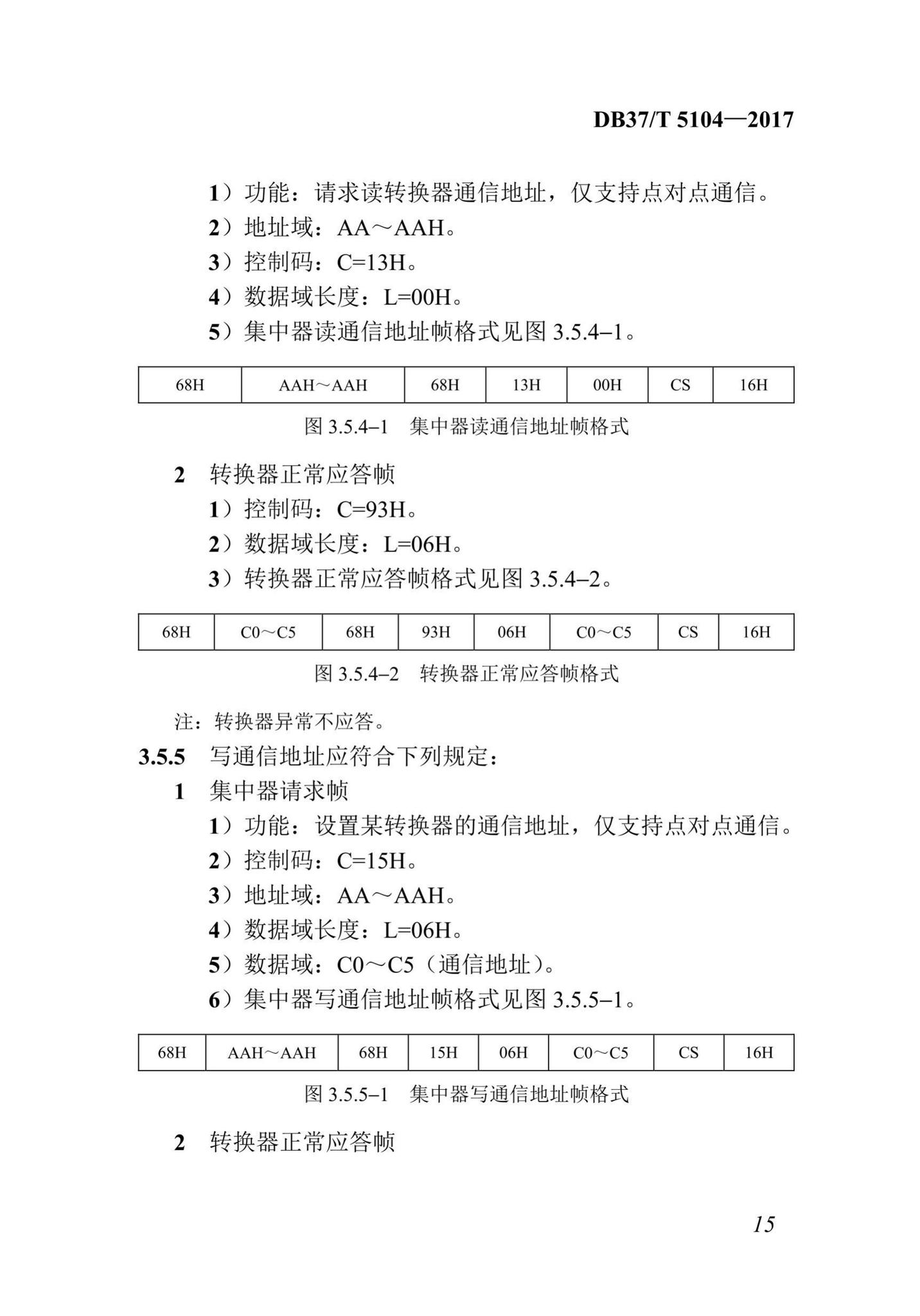 DB37/T5104-2017--“多表合一”采集数据转换标准