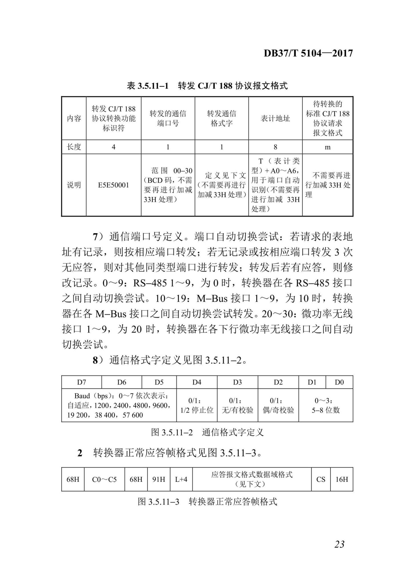 DB37/T5104-2017--“多表合一”采集数据转换标准