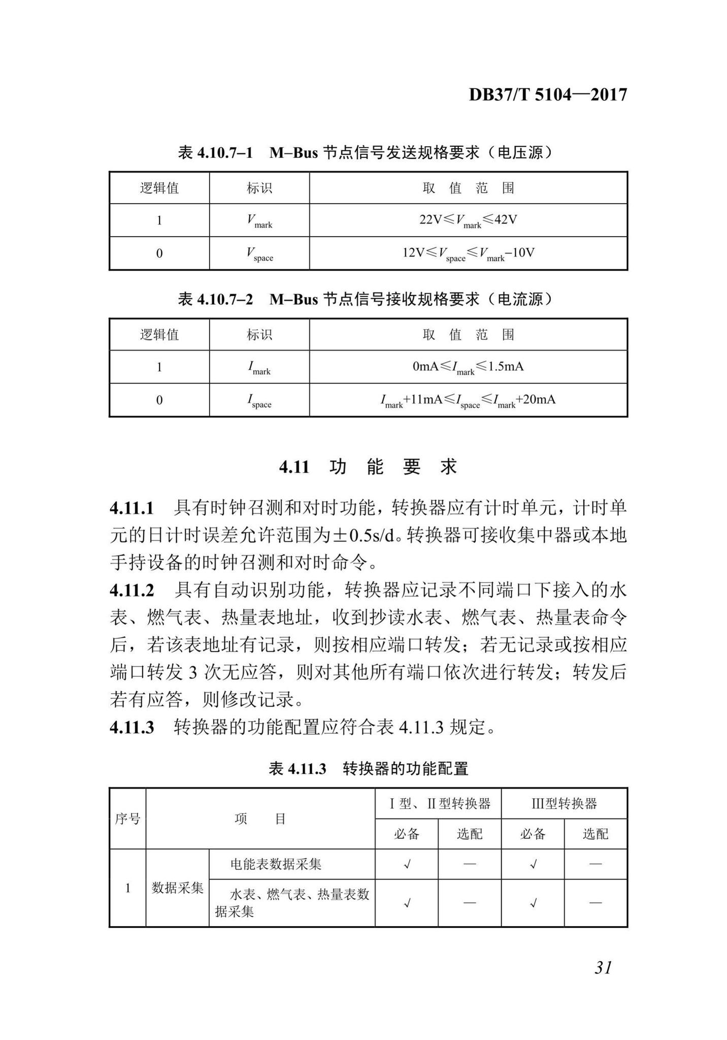 DB37/T5104-2017--“多表合一”采集数据转换标准